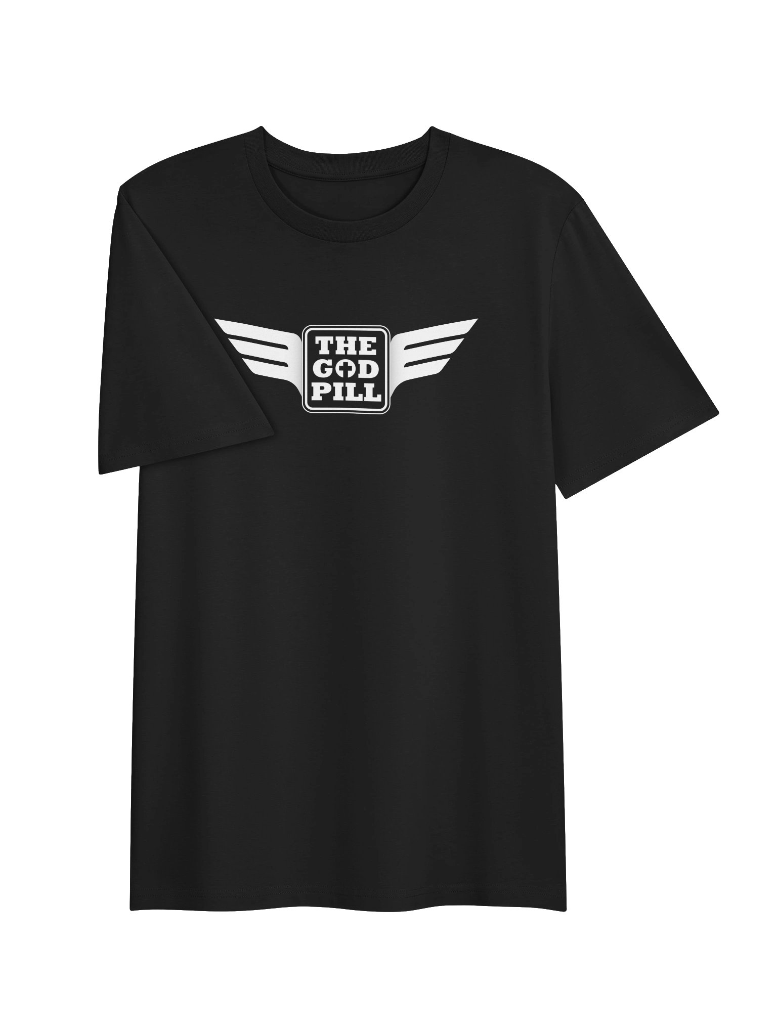 The God Pill 100% Organic Cotton Emblem Tee — Center Chest (Printed) product image (7)