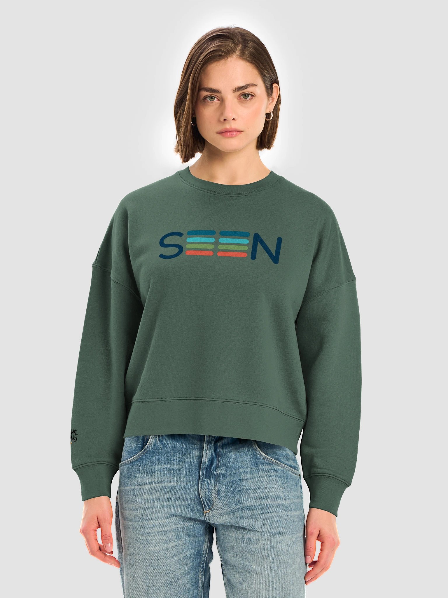 SEEN | Organic Crew Neck Signature Sweatshirt - Fitted Cut product image (28)