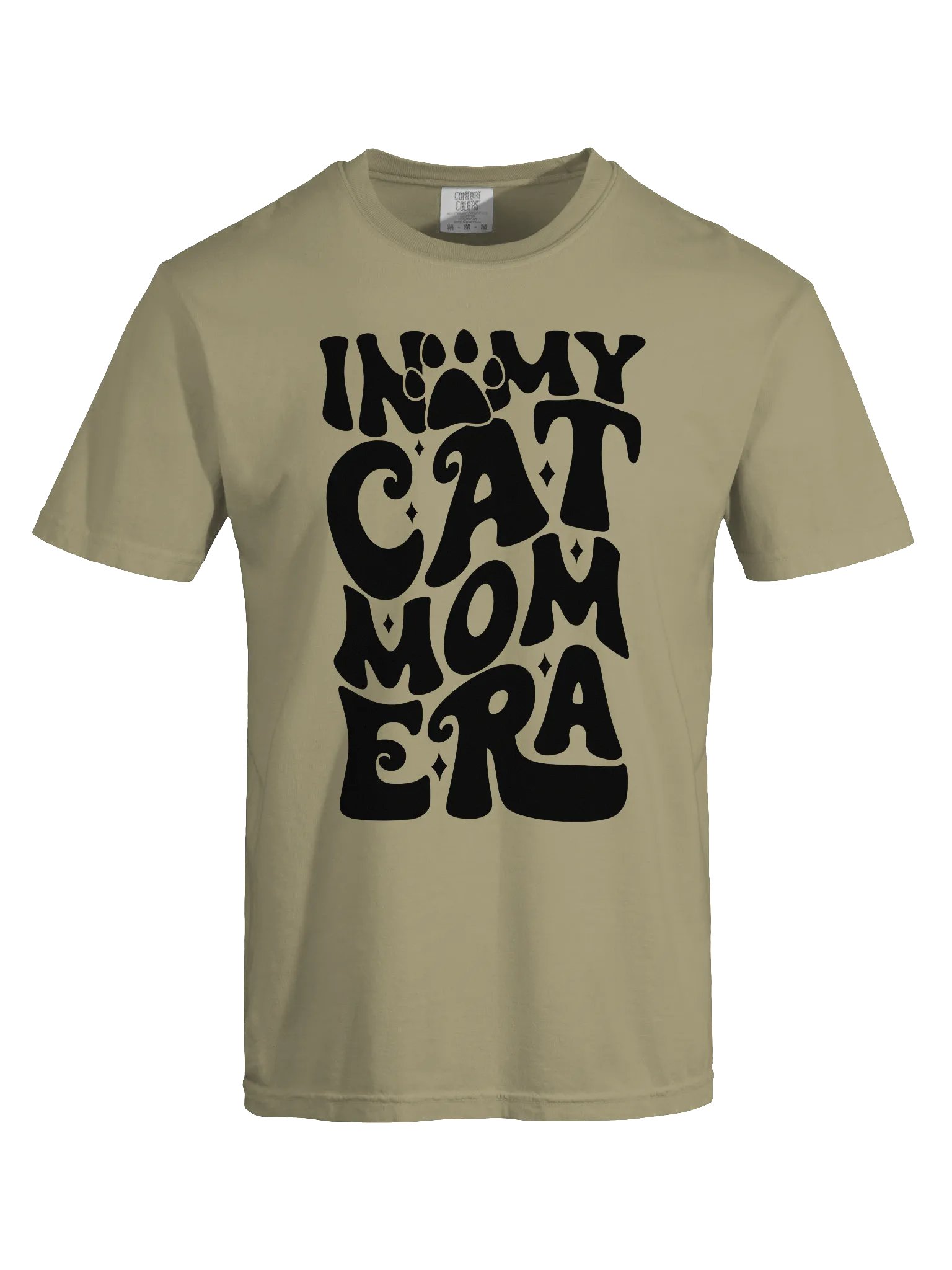 In My Cat Mom Era T-Shirt - Relaxed Fit Heavyweight Unisex Cotton T-Shirt product image (1)