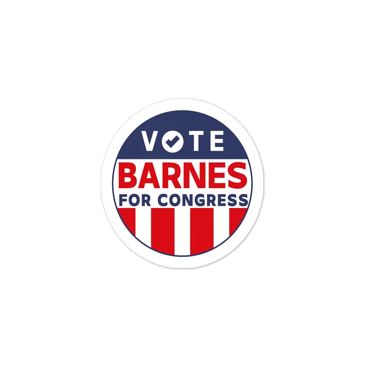 Congressman Barnes - Decal product image (1)