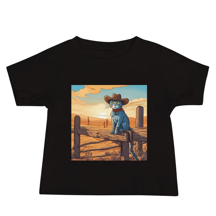 Wild West Kitty Baby Tee product image (2)