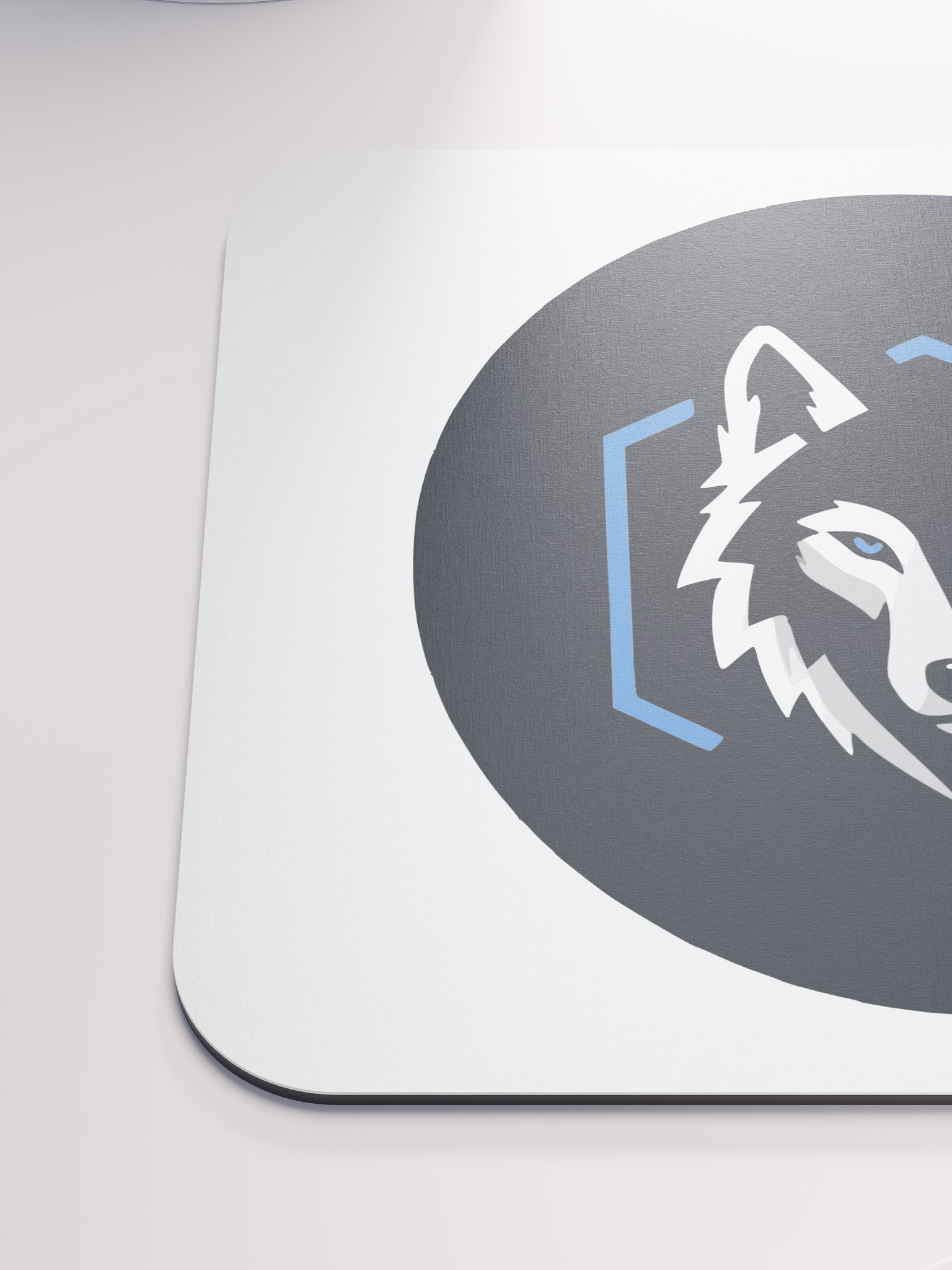 Blue-Eyed Wolf Logo Mouse Pad product image (6)