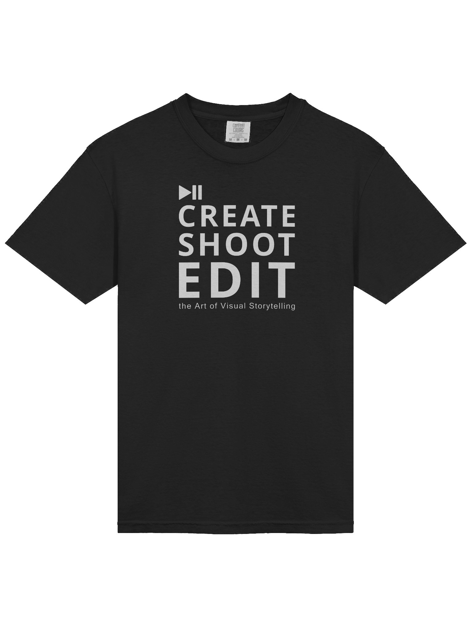Create, Shoot, Edit Tee – The Art of Visual Storytelling product image (3)