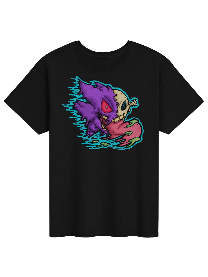 Drippy Toxic Tongue Purple Shadow Monster Ghost Tee product image (1)