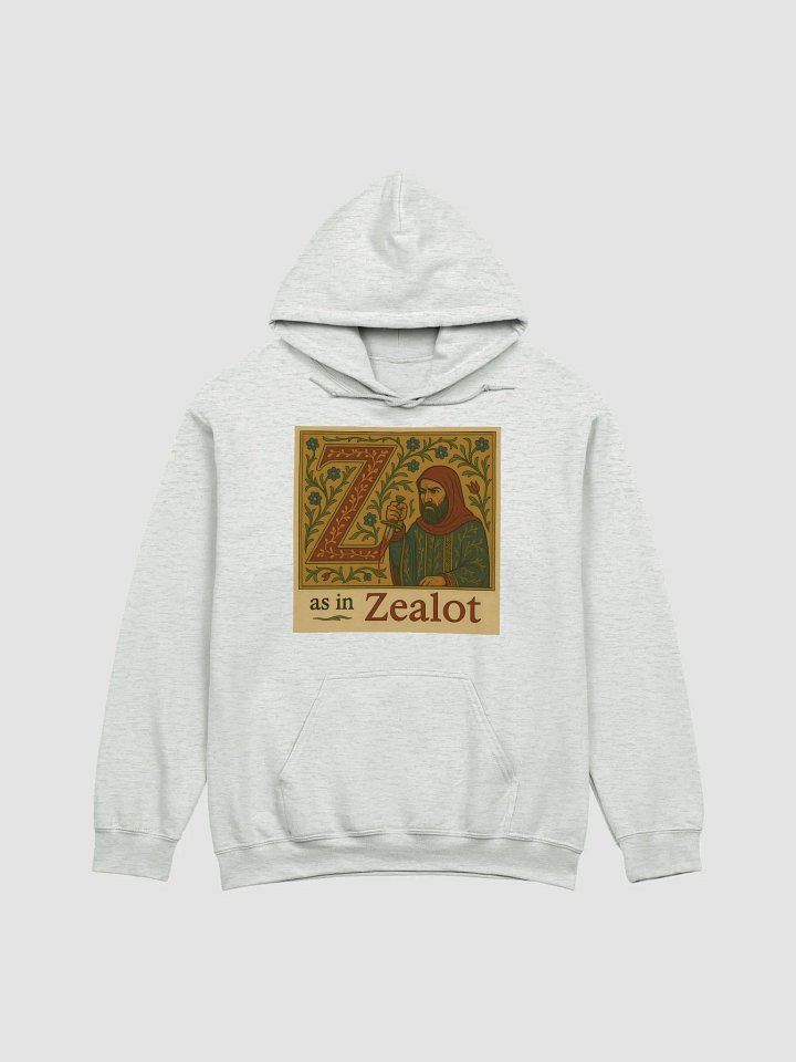 Z as in zealot classic hoodie by dark alphabet product image (1)