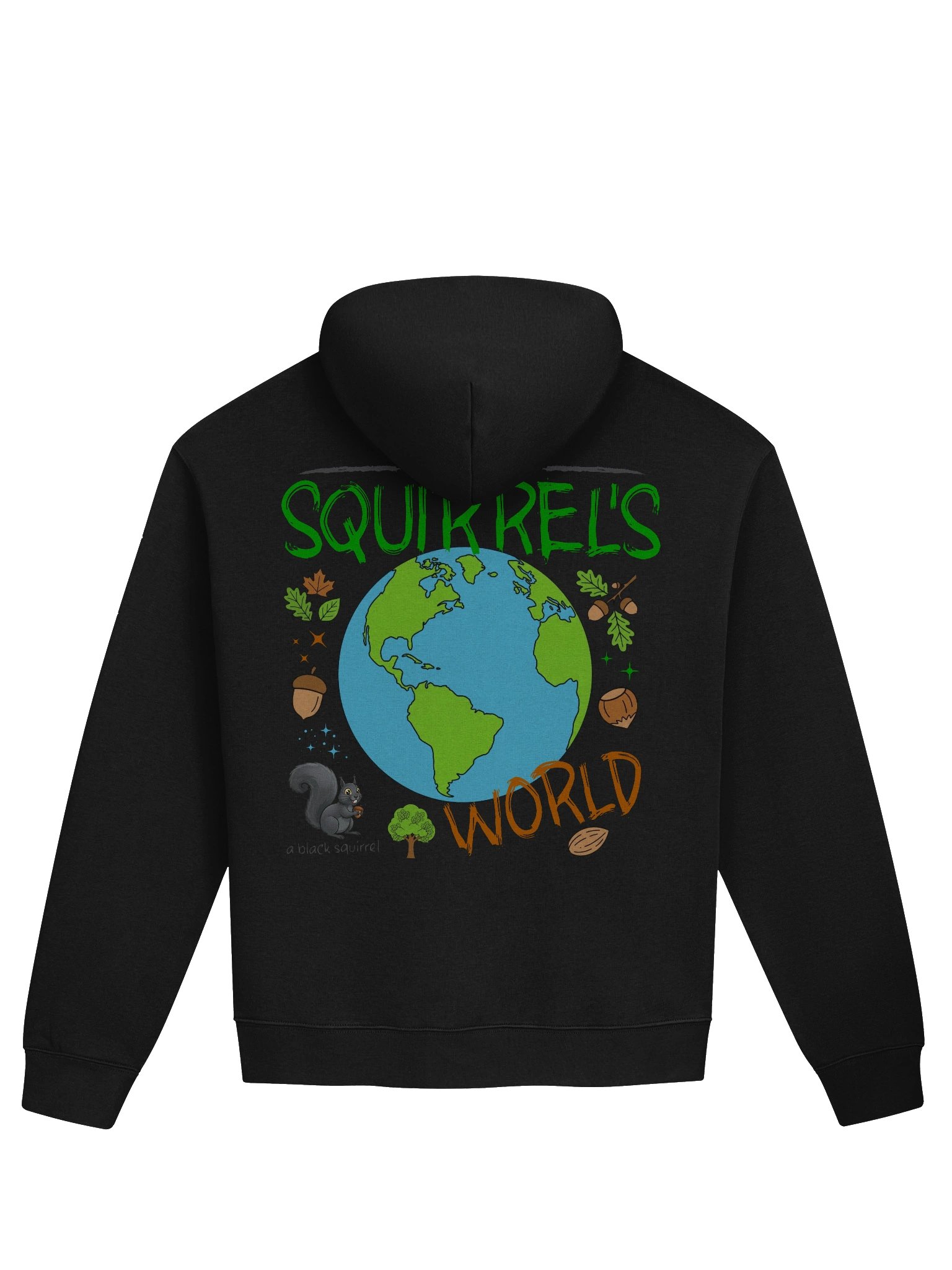 Squirrel World Over Sized Hoodie! product image (12)
