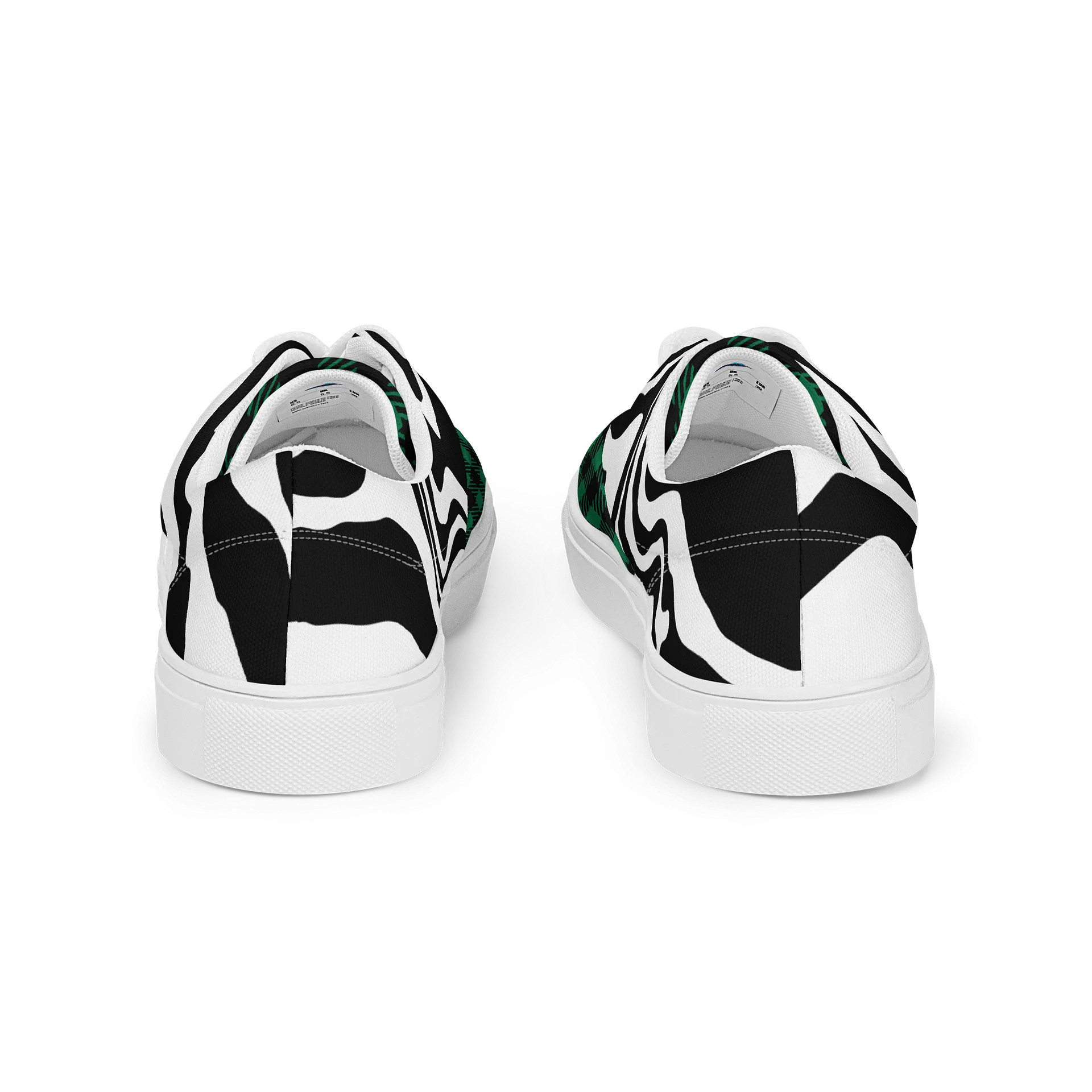 Mixed Print Plaid & Stripe Sneakers product image (4)