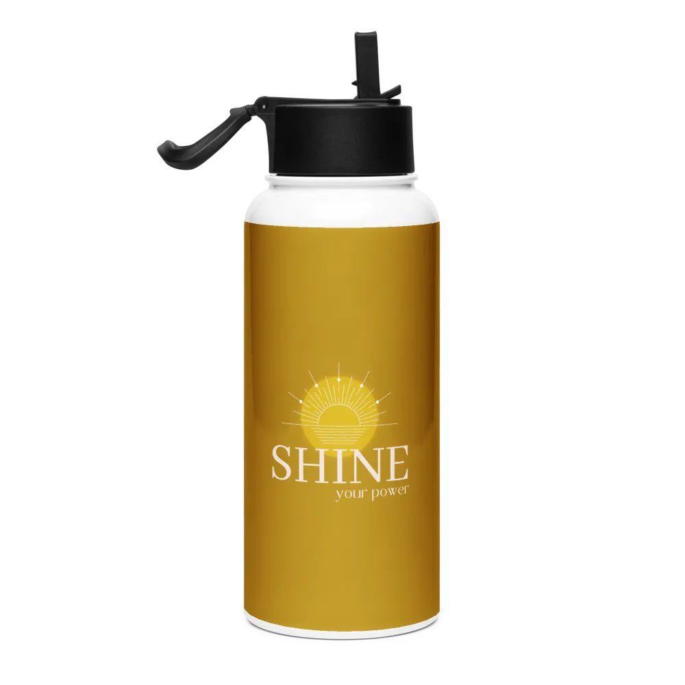 Stainless Steel Water Bottle with a Straw Lid SWFB0110 product image (2)