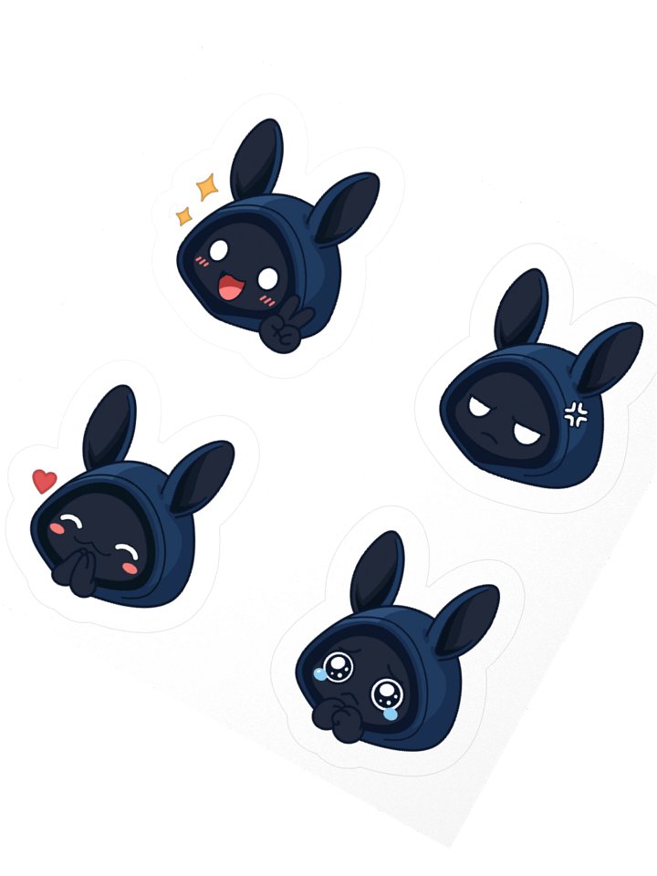 Poochoki Cute Mood Emoji Sticker product image (6)