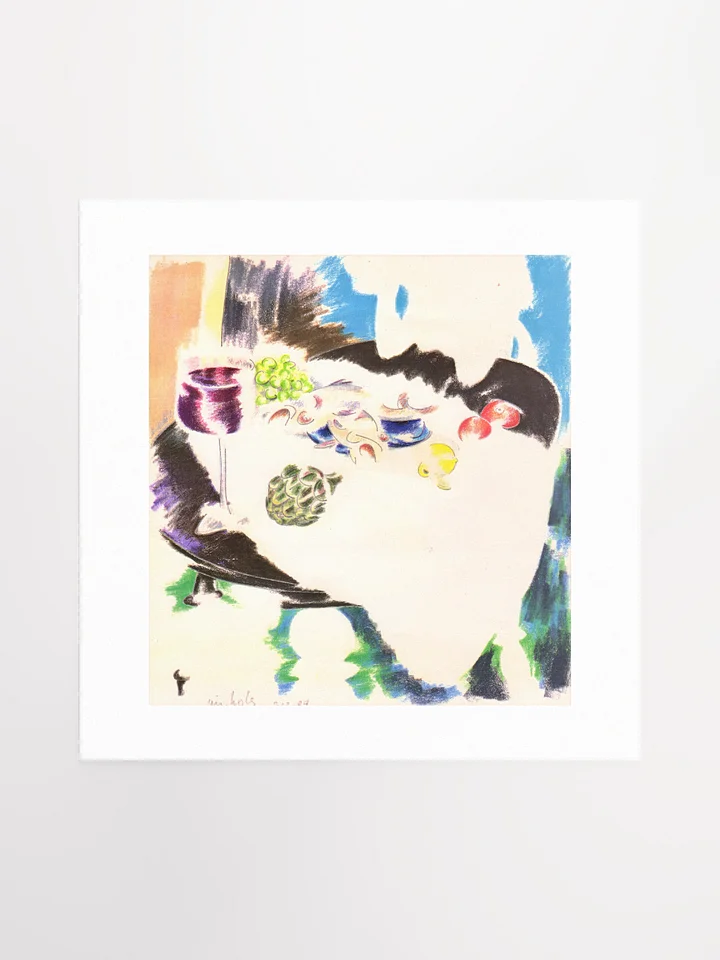 Table with Wine & Artichoke 02.17.89 print product image (2)