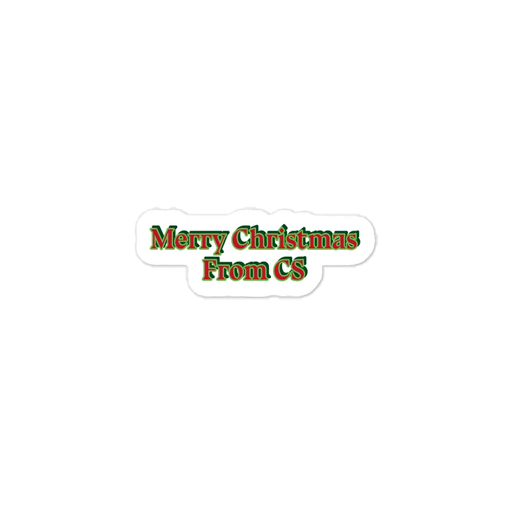 Merry Christmas From CS. Sticker product image (1)