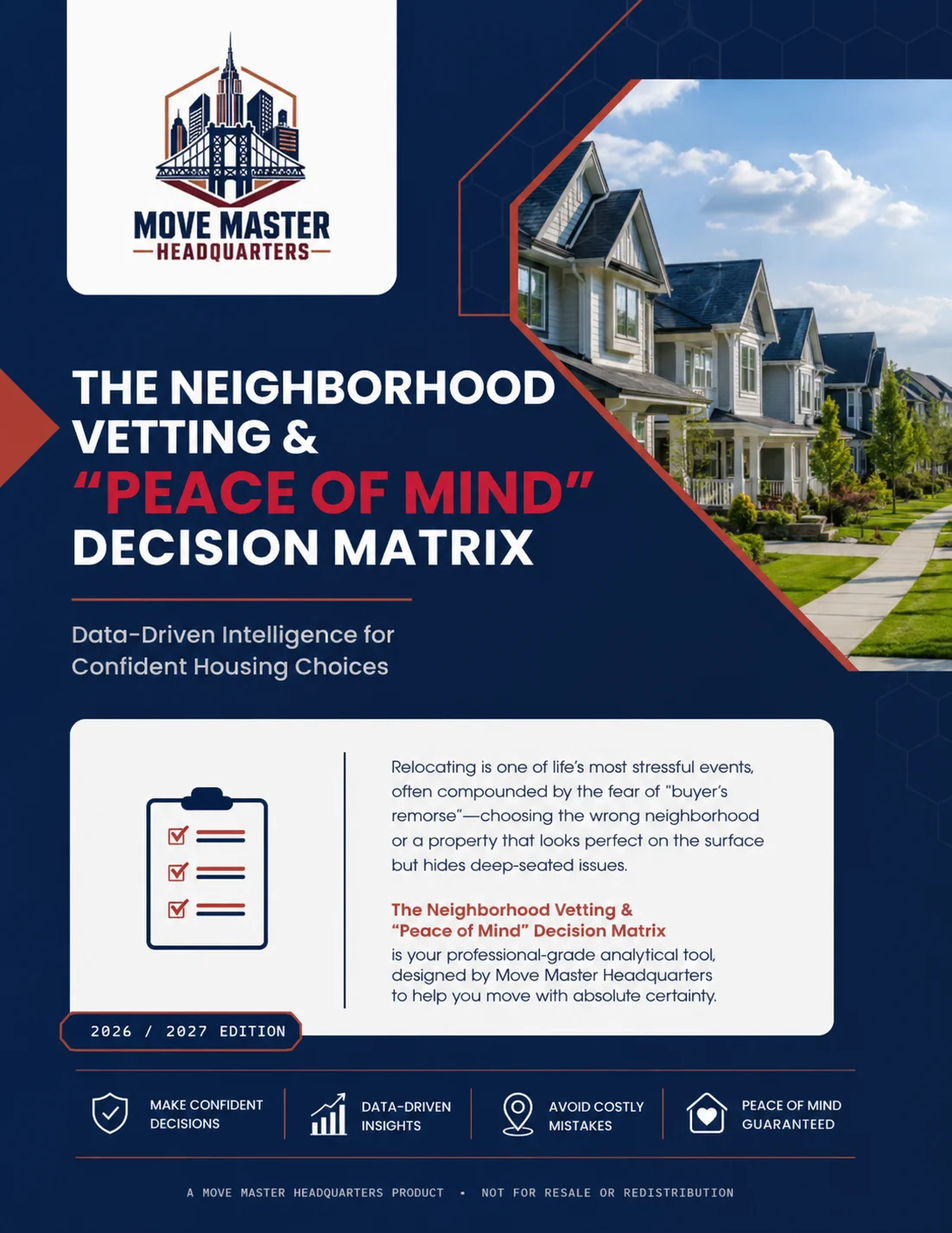 Neighborhood Vetting & Peace of Mind Matrix product image (1)