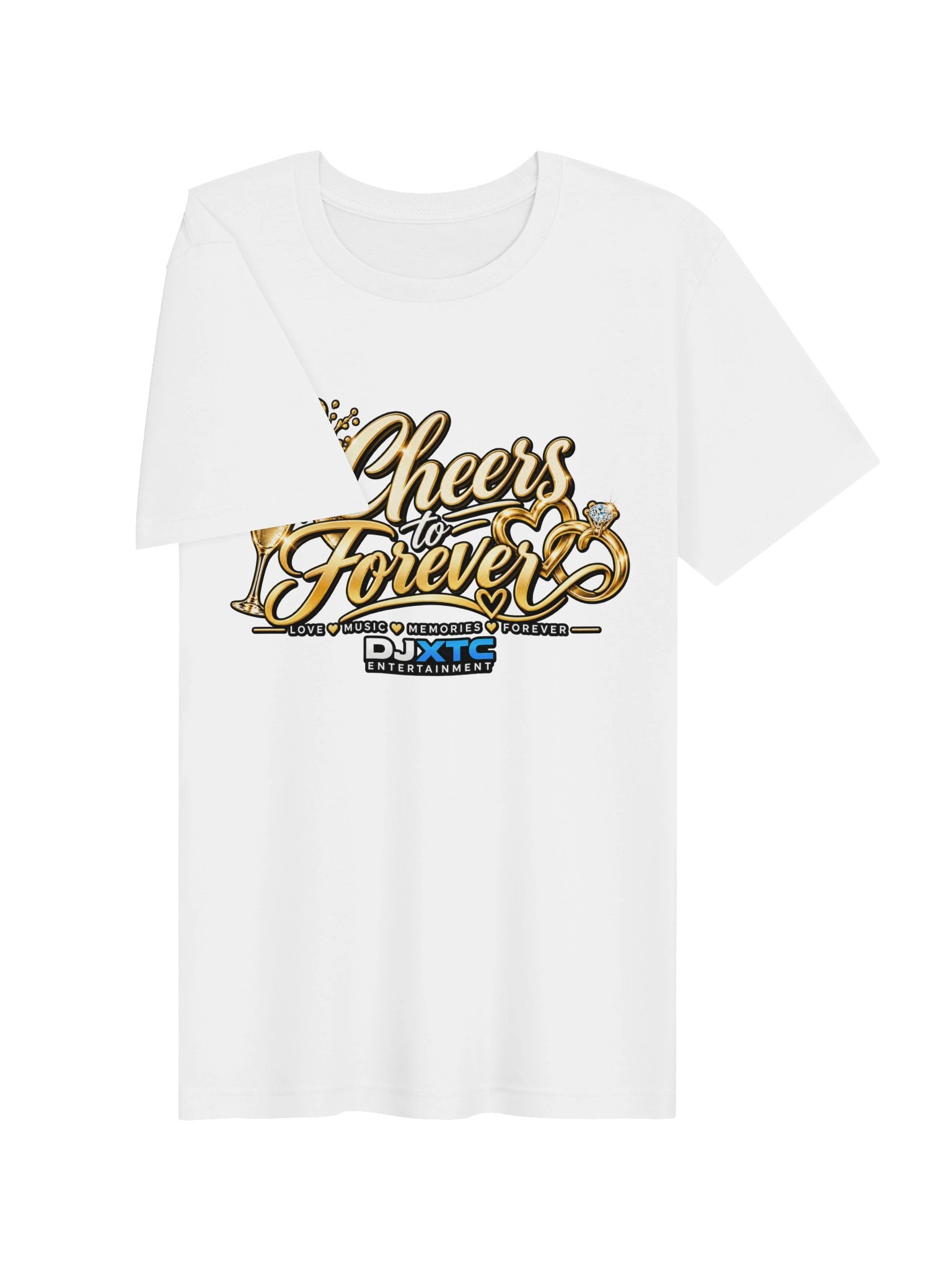 Cheers to Forever — Wedding Celebration Tee product image (3)