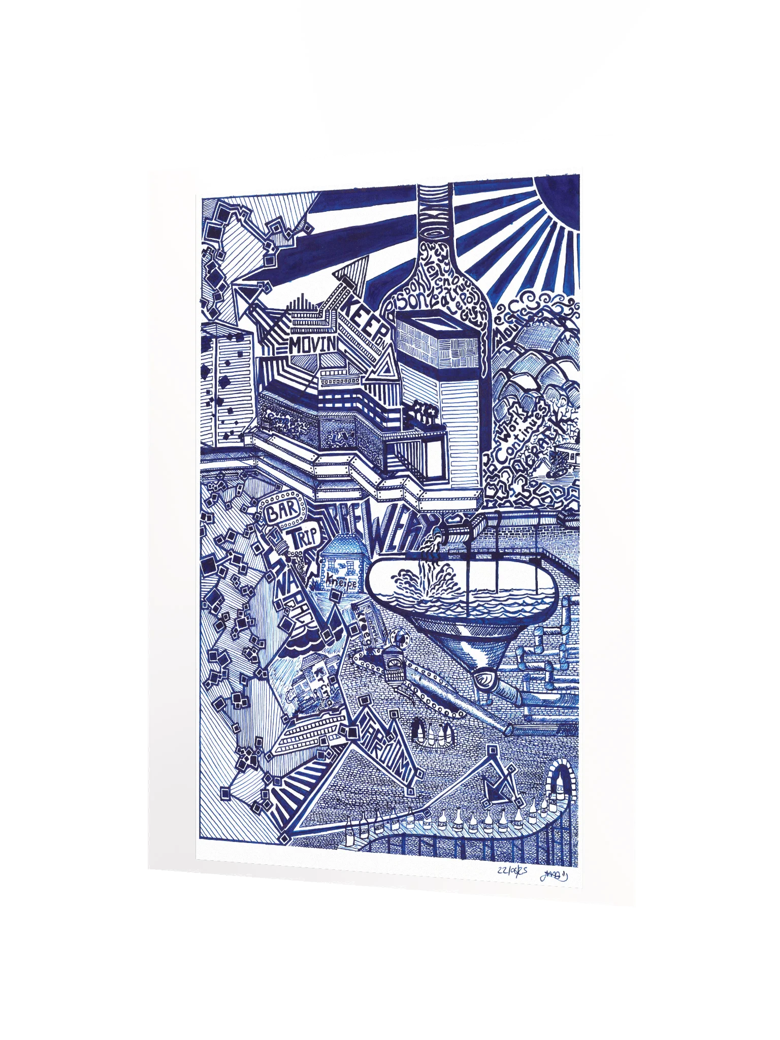 Blue Drink (Poster Print) product image (2)