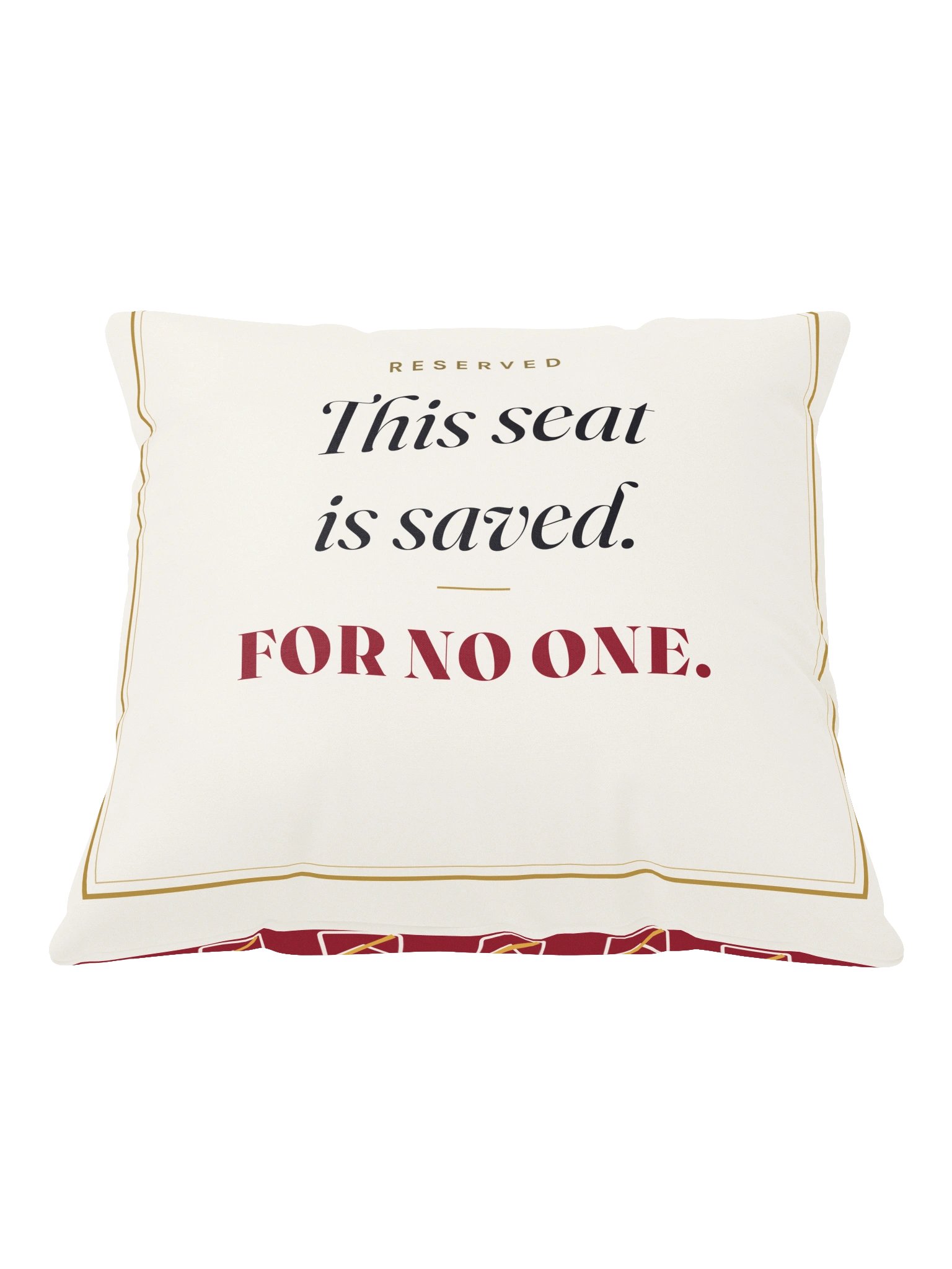 'Saved For No One' Pillow product image (1)