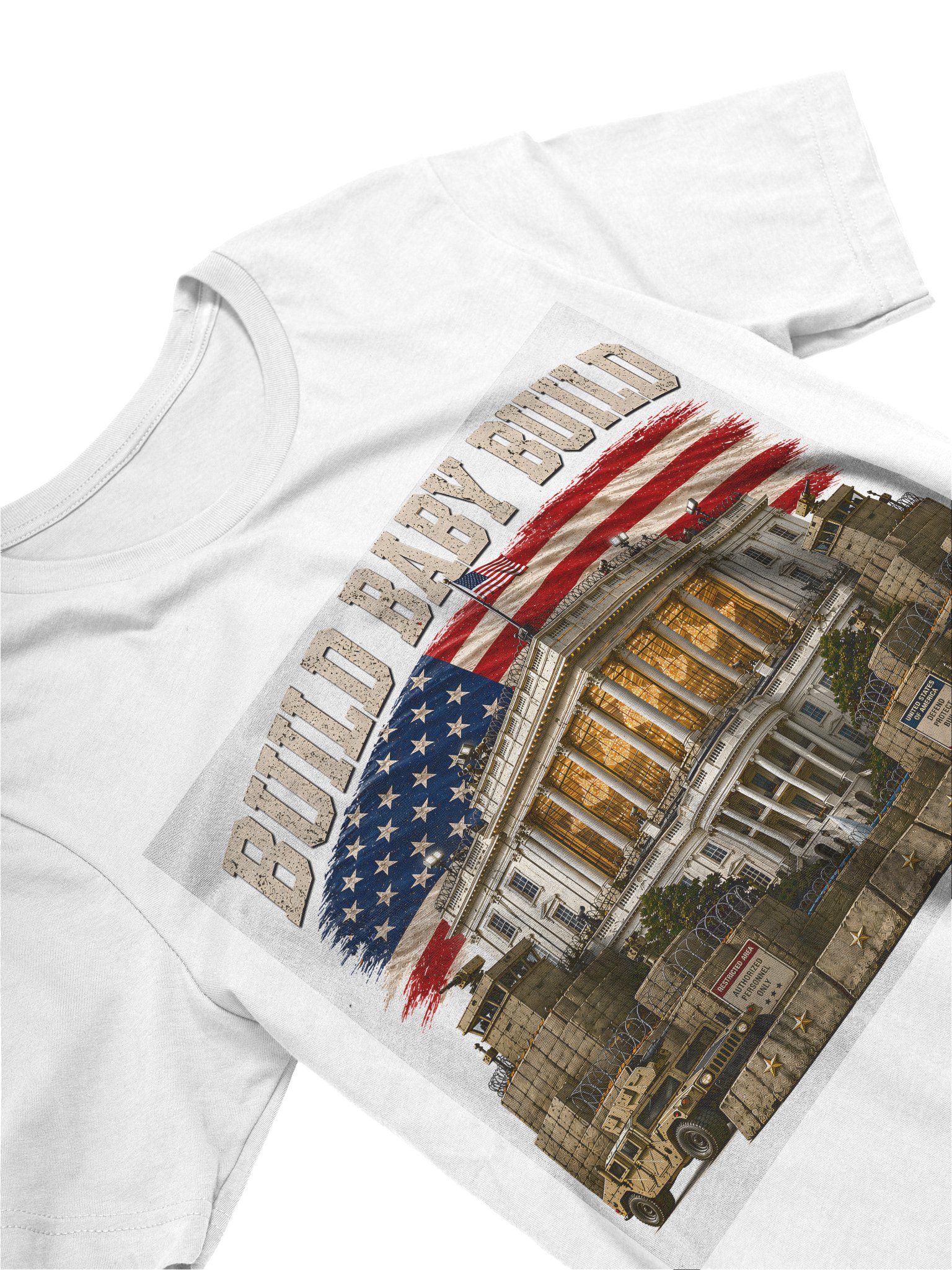 Women’s BUILD BABY BUILD — Fortified Ballroom Tee product image (3)
