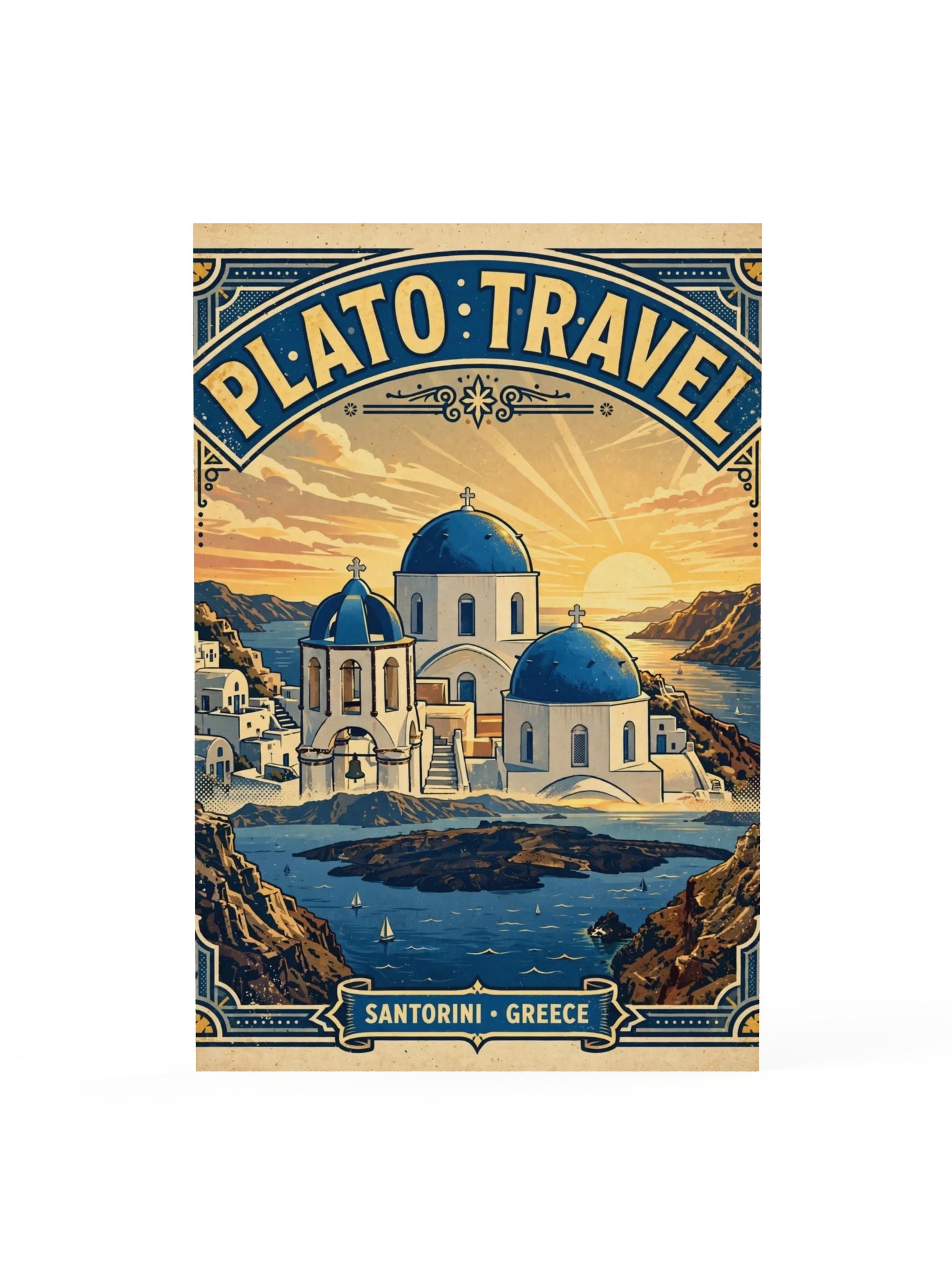Santorini Poster Art Print product image (1)