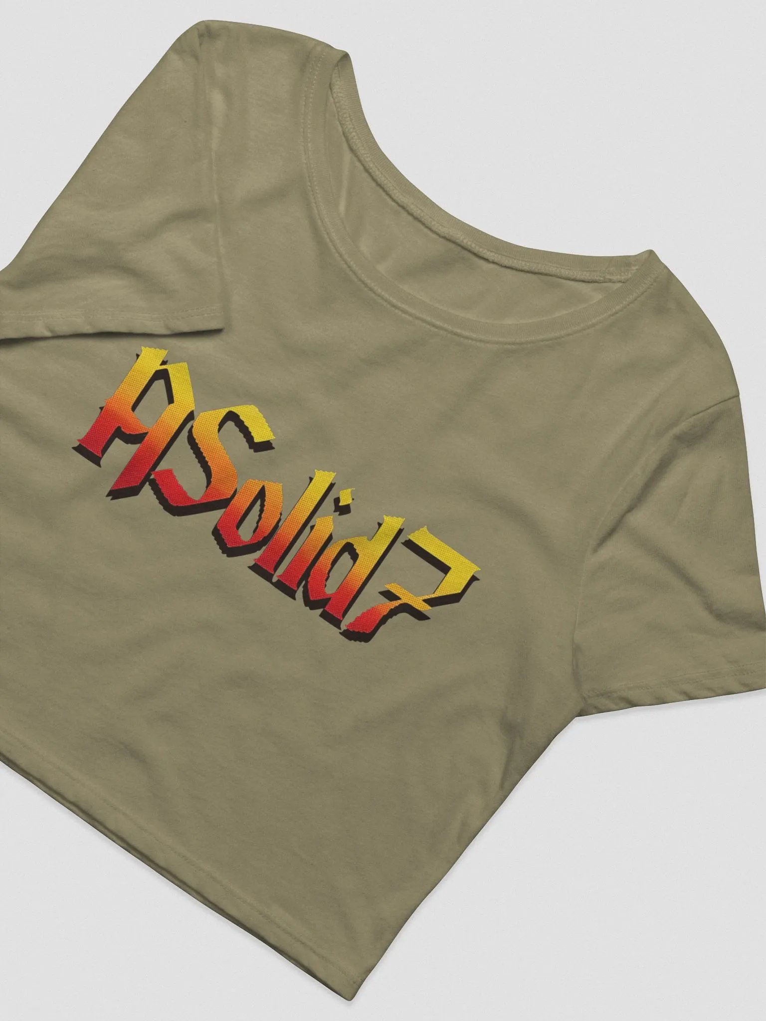 ASolid[7] Noita Style Crop Top Shirt product image (1)