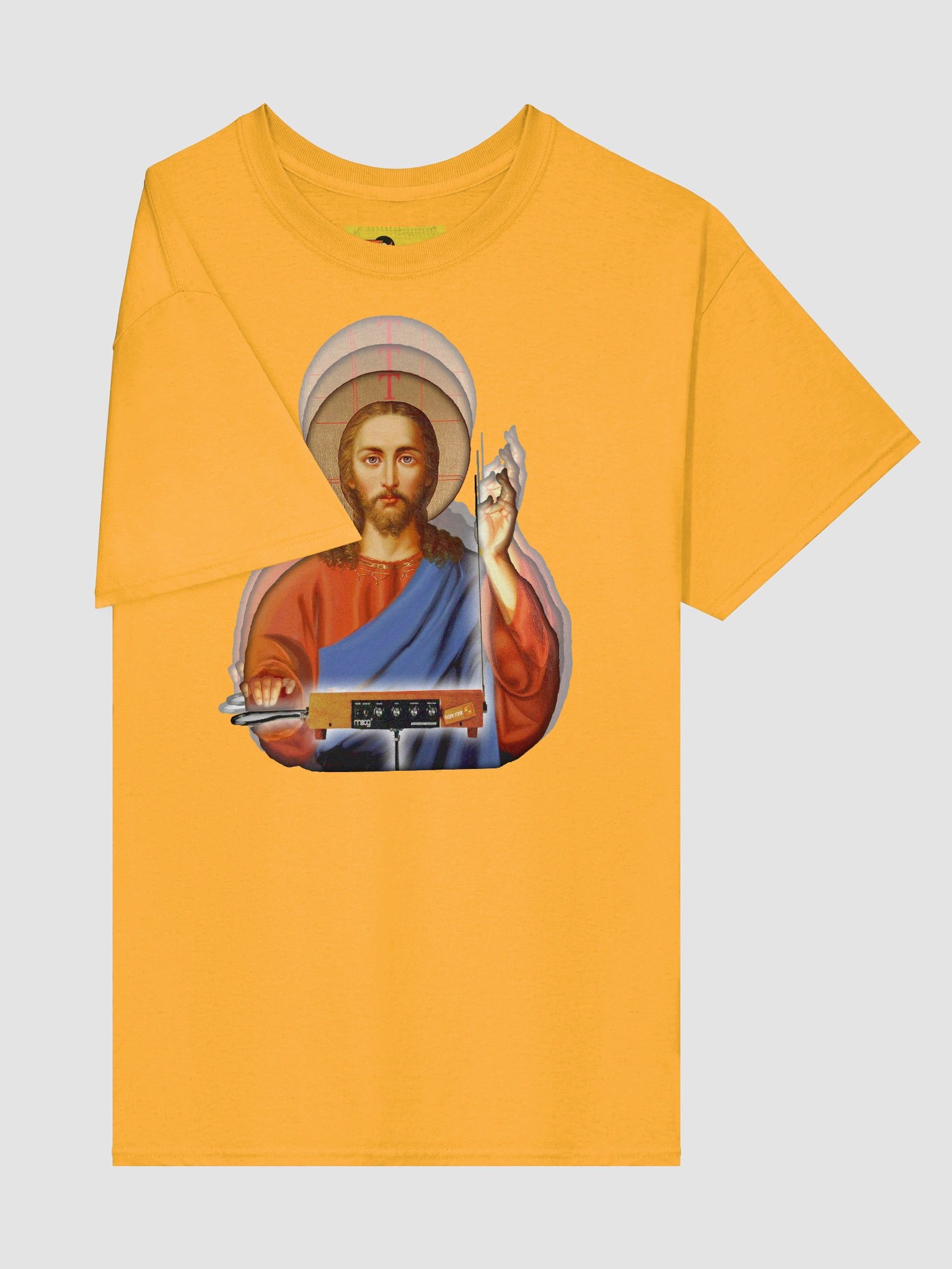 The Holy Theremin by Frank Fonik, Techno EDM Unisex t-shirt product image (4)