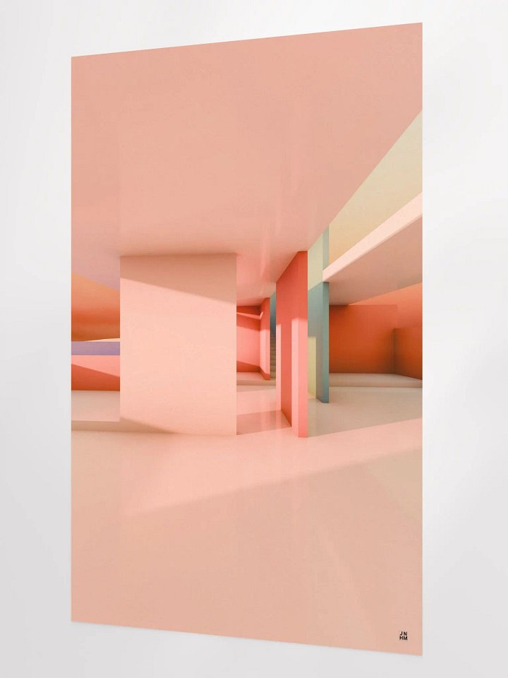 Architectural Landscape - Summer Pastel 04 24"x36" Frameless product image (2)