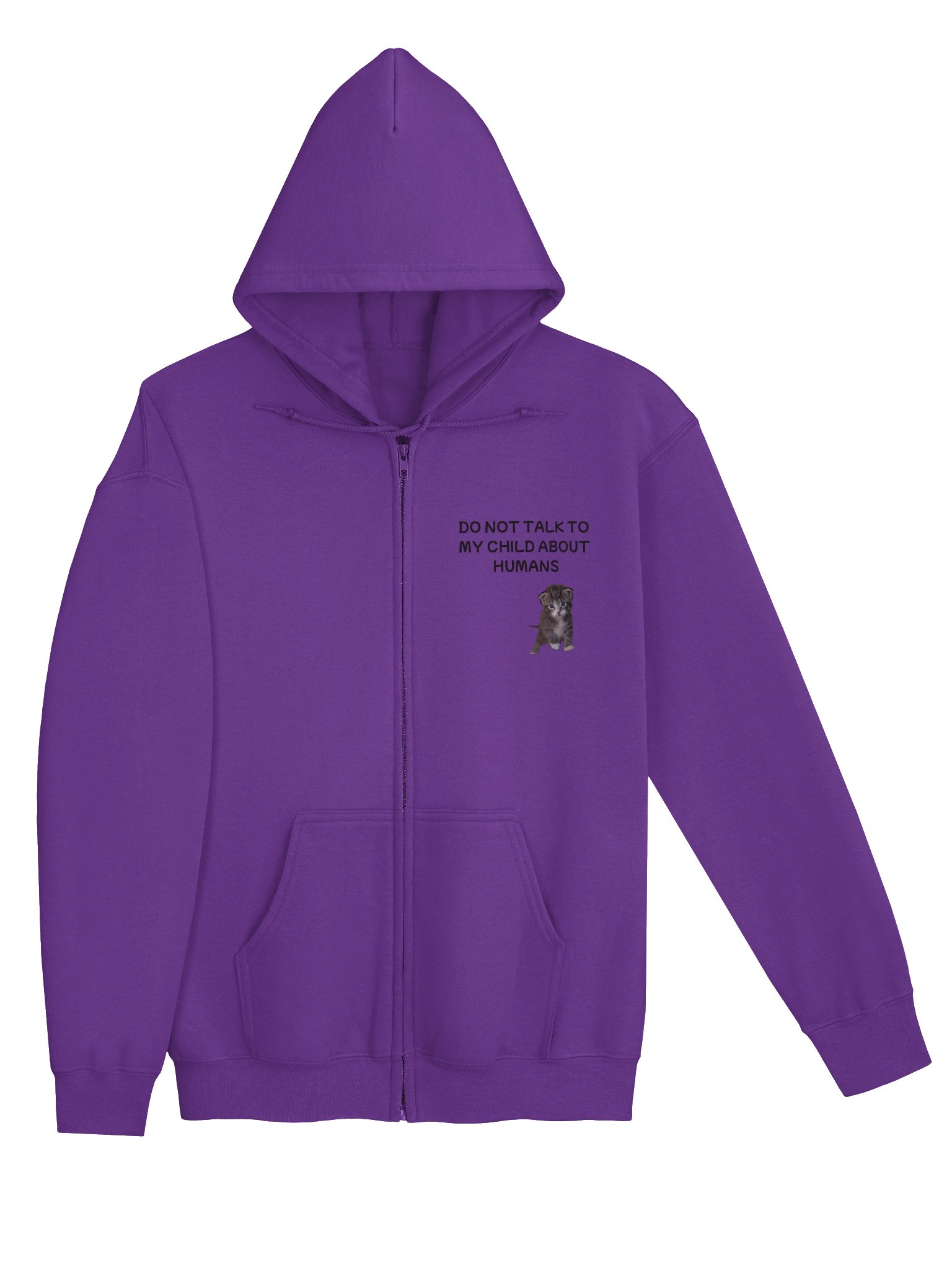 Do Not Talk to My Child About Humans Zip Hoodie product image (21)