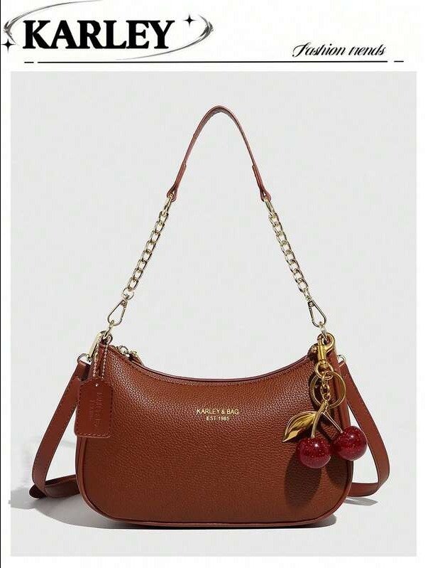 ADLEST 2025 Y2K Crescent Shoulder Bag – PU Leather Crossbody Underarm Handbag for Women product image (4)
