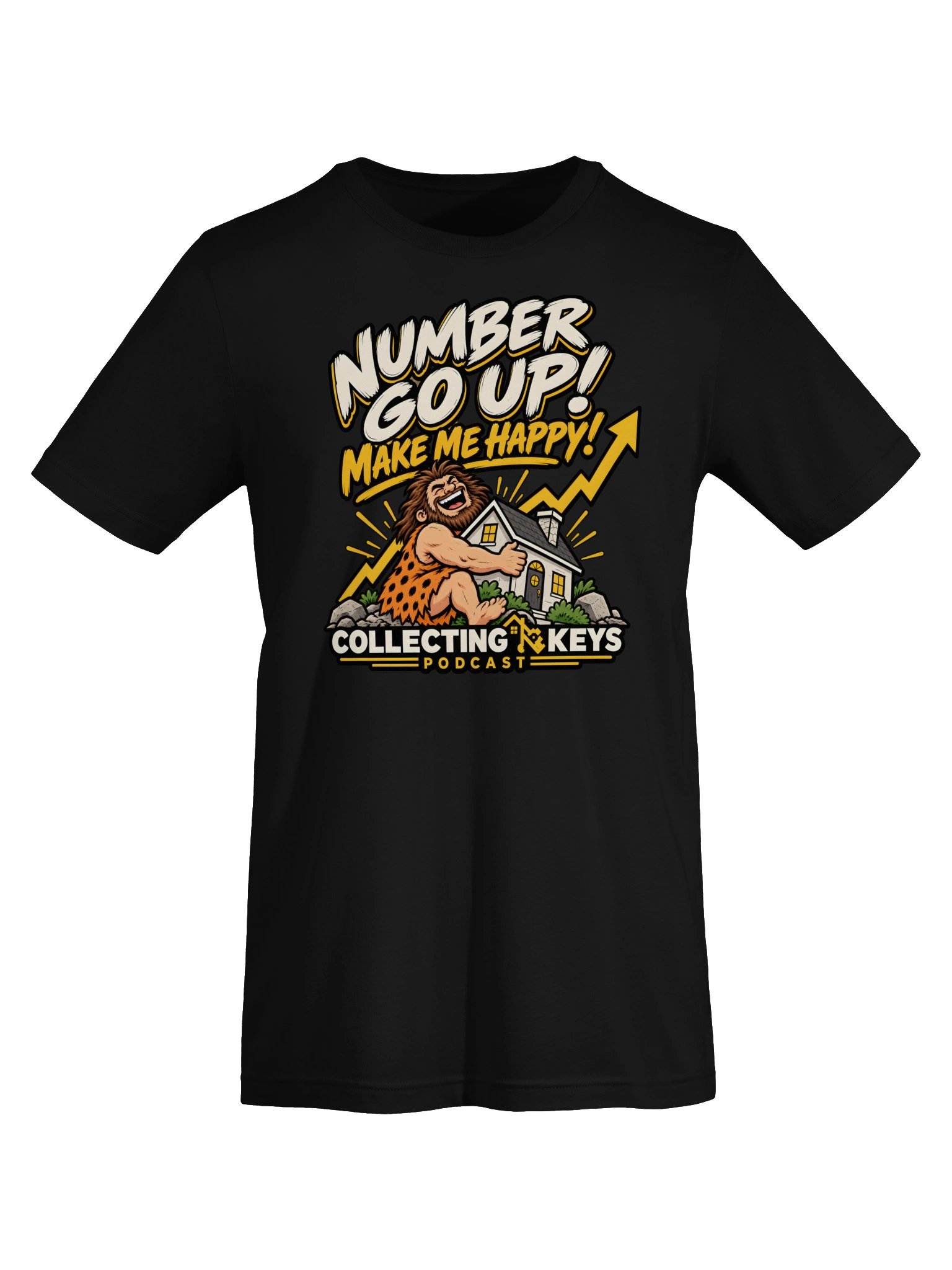 Number Go Up! Collecting Keys Podcast Tee product image (51)