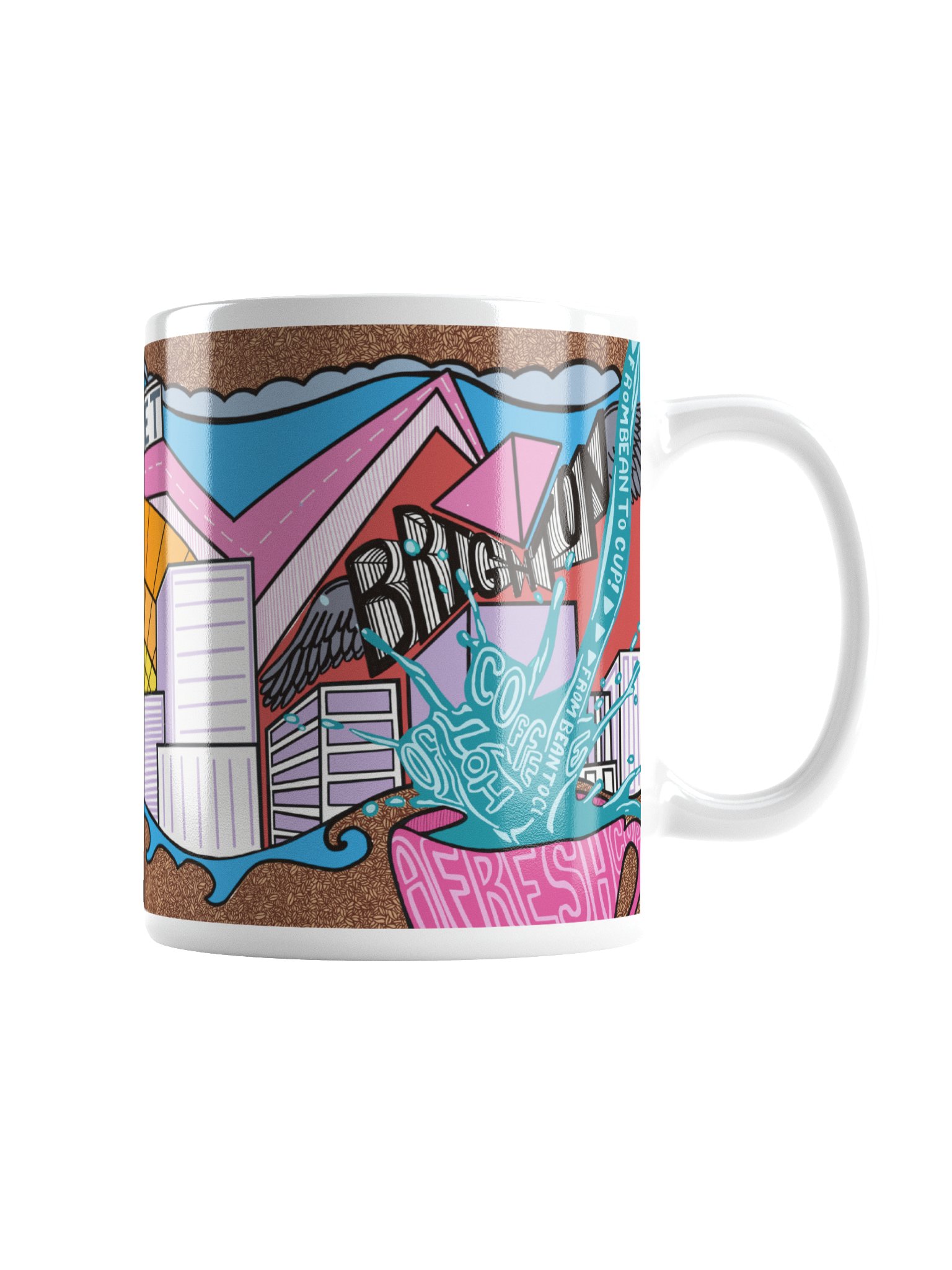 Blaker Street Cityscape Mug product image (4)