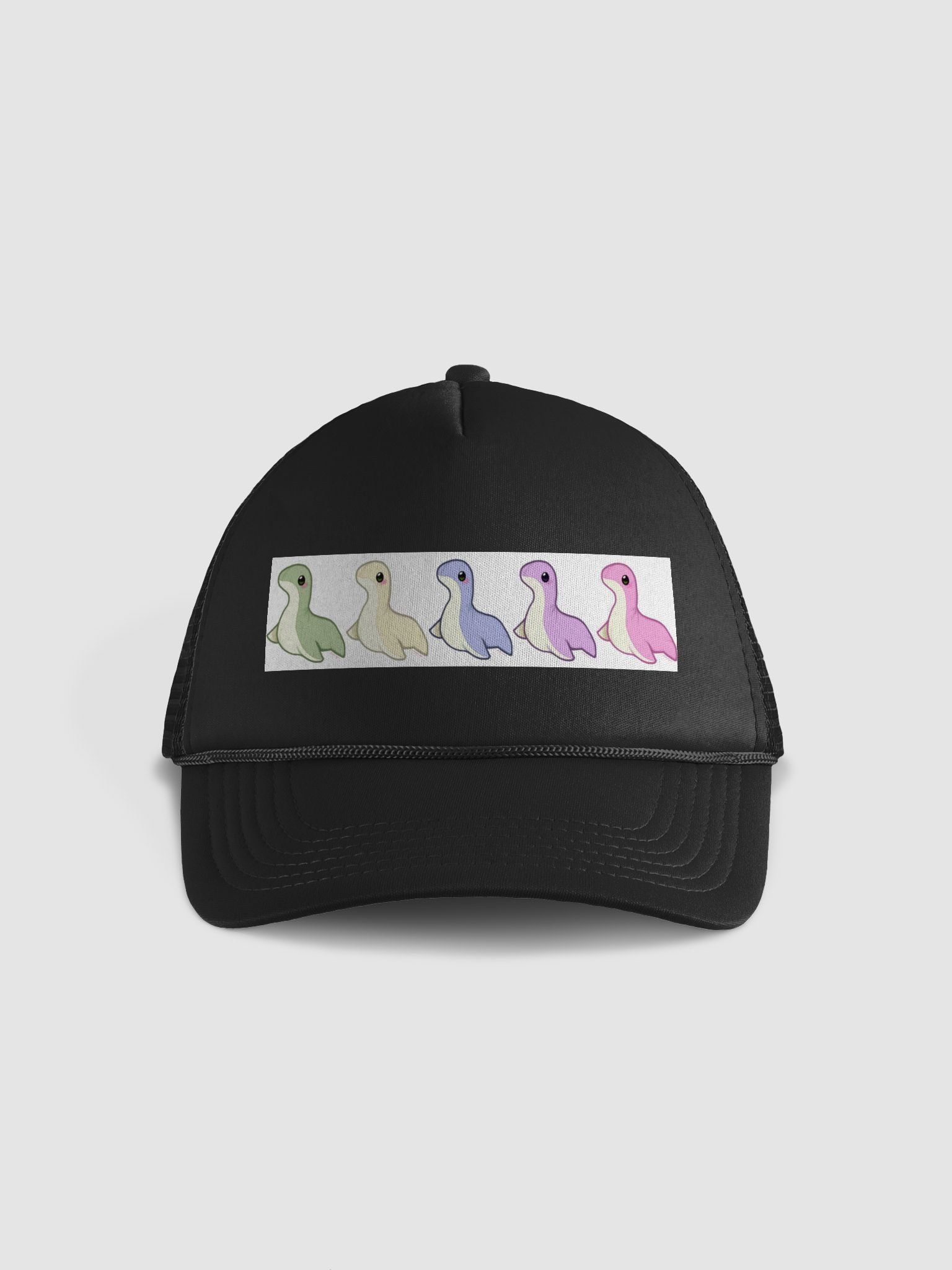 Rainbow Pastel Nessie Hat product image (2)