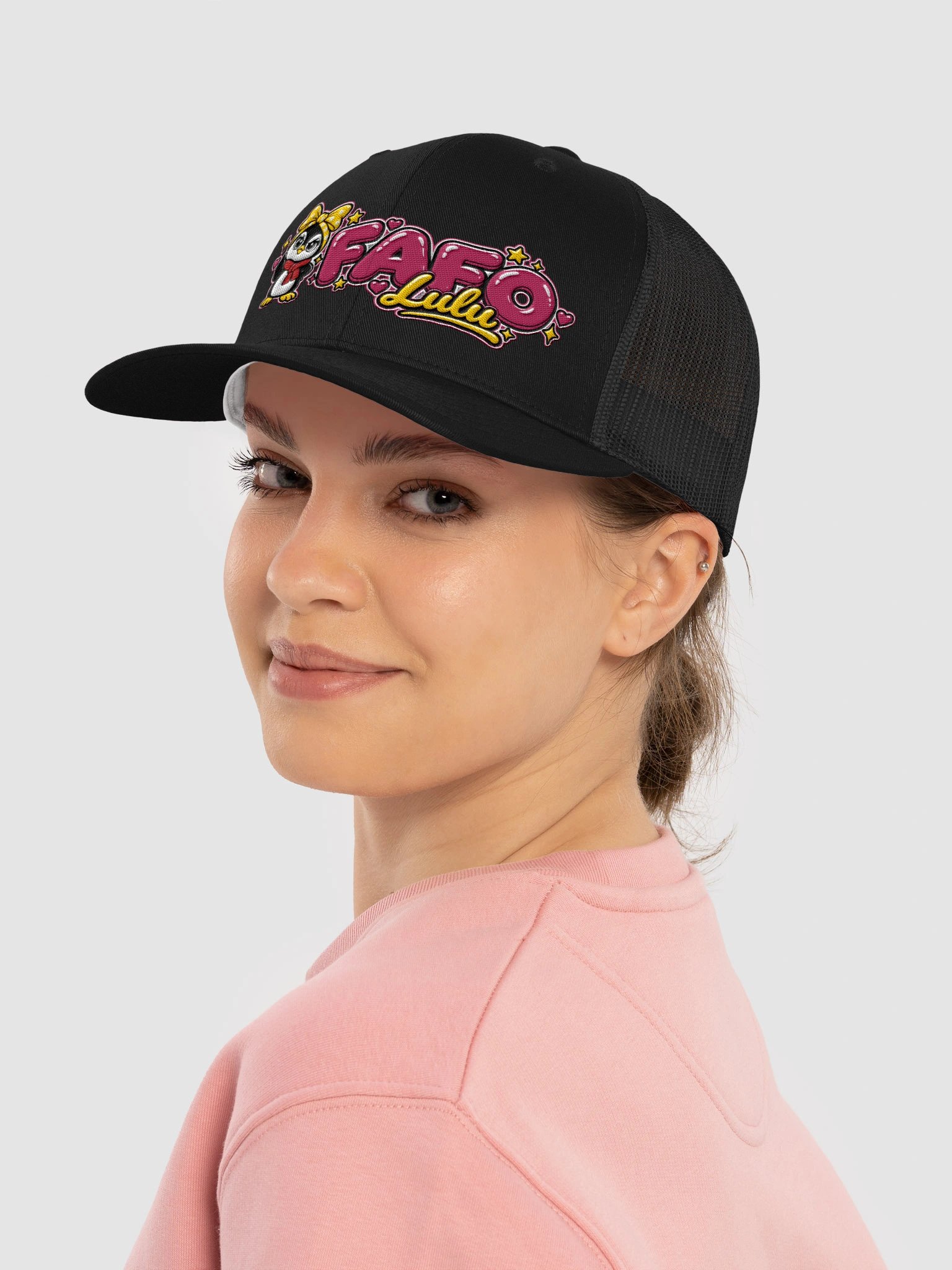 FAFO Lulu Retro Trucker Cap product image (4)