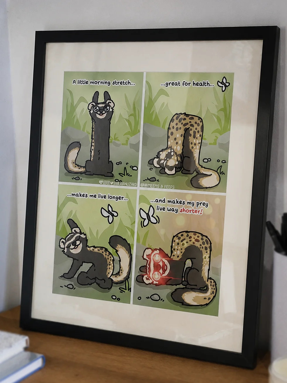 A Morning Stretch | Framed Print product image (5)