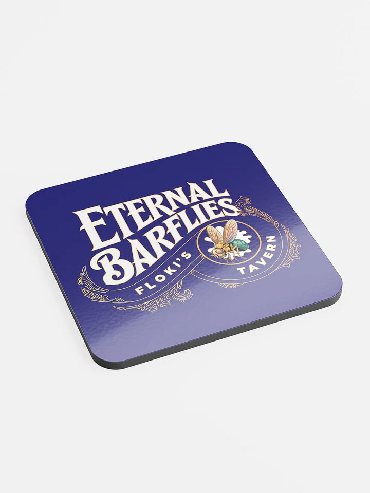 Eternal Barflies Floki's Tavern Glossy Cork Coaster product image (2)