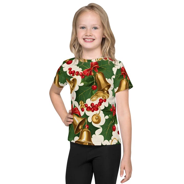 Festive Bells and Berries Kids T-Shirt product image (1)