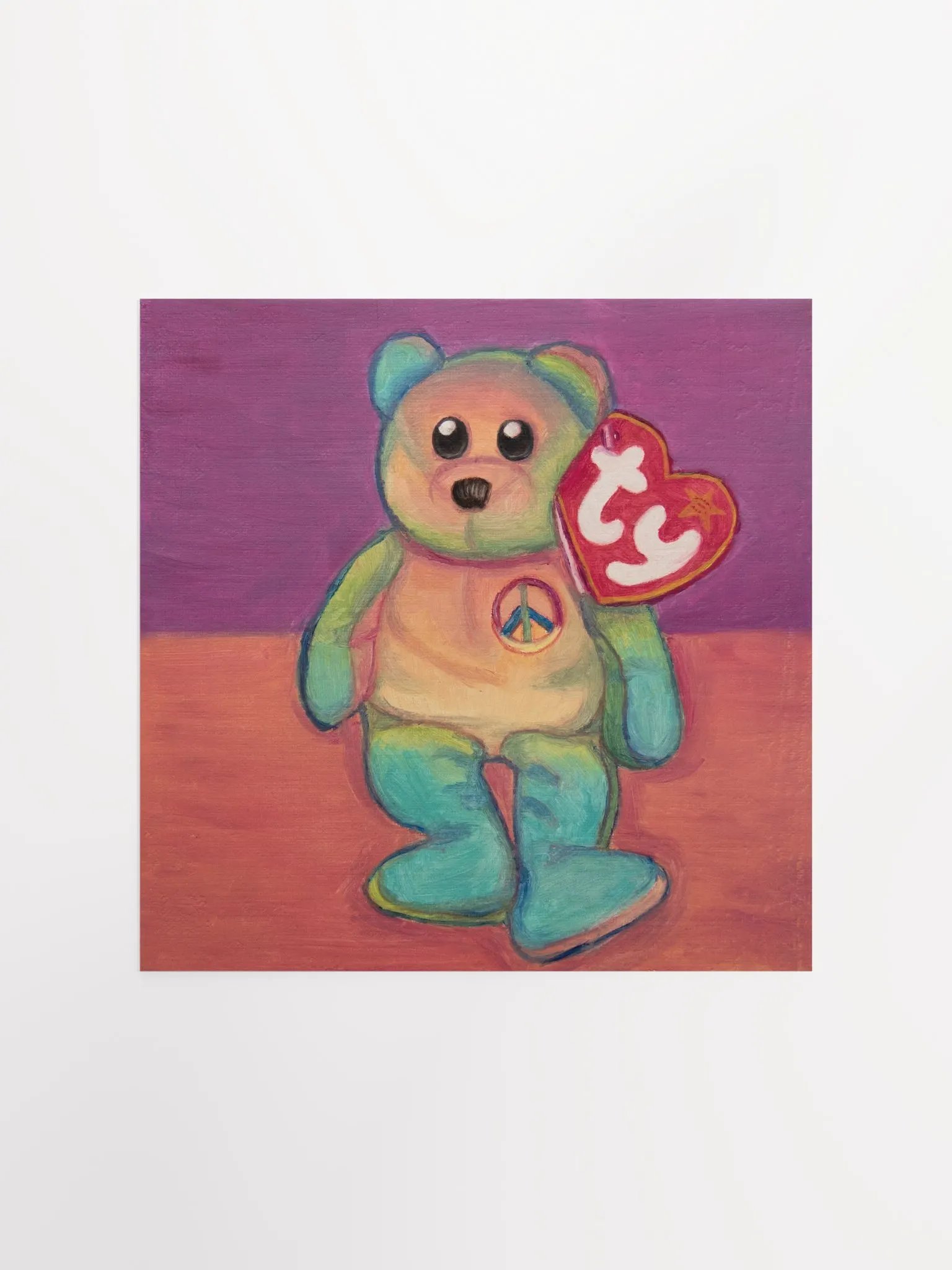 Beanie Baby: Peace Bear Print product image (1)
