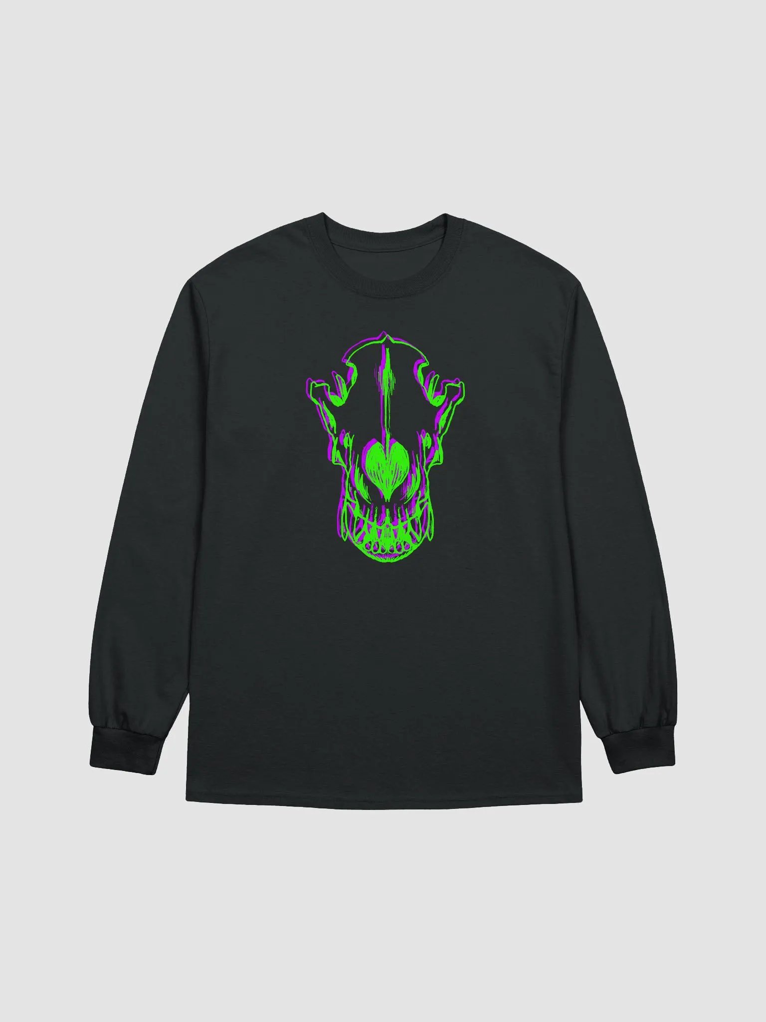 NEON Wolfskull Sweatshirt product image (1)