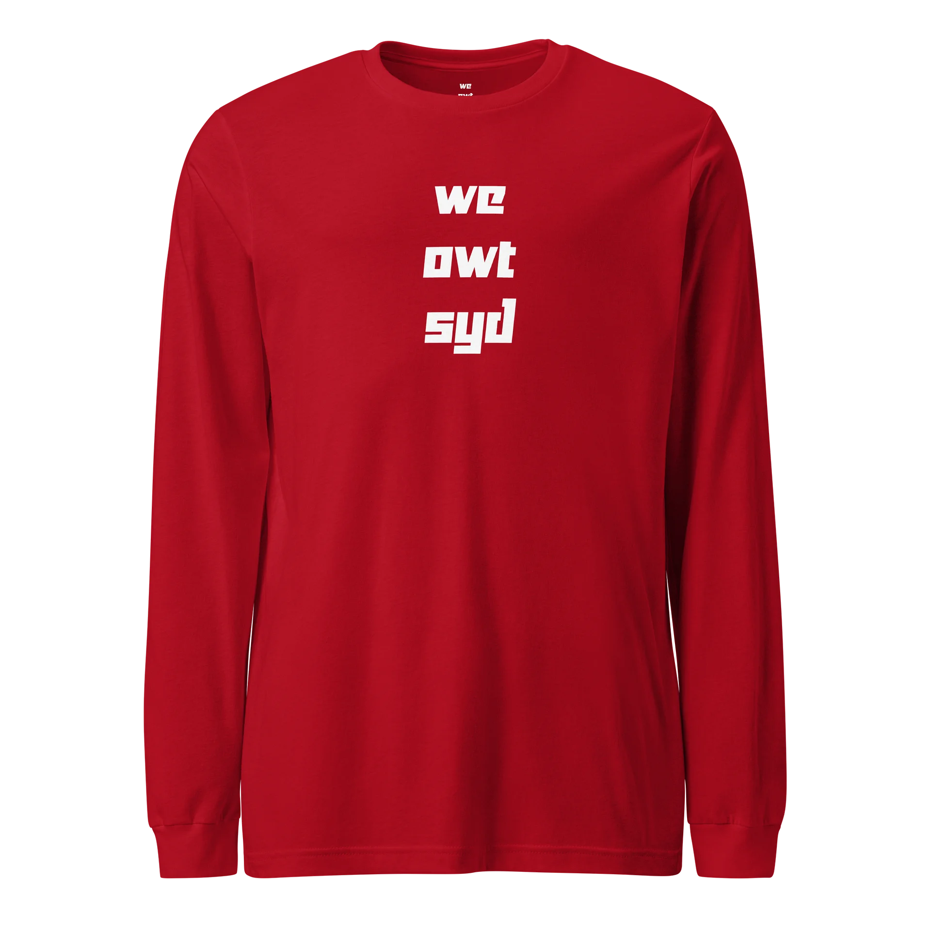 WeOwtsyd Premium Long Sleeve T-Shirt - Red product image (1)