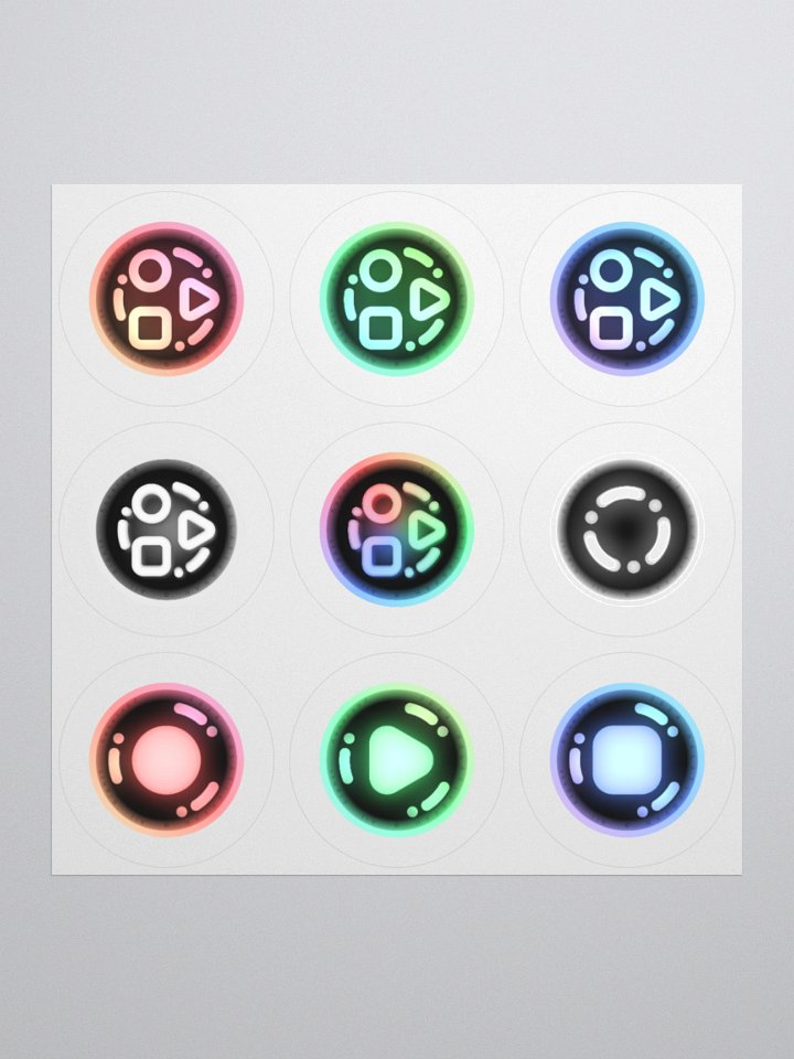 RelativRyan Kiss-Cut Sticker Set #0 (On White) product image (1)