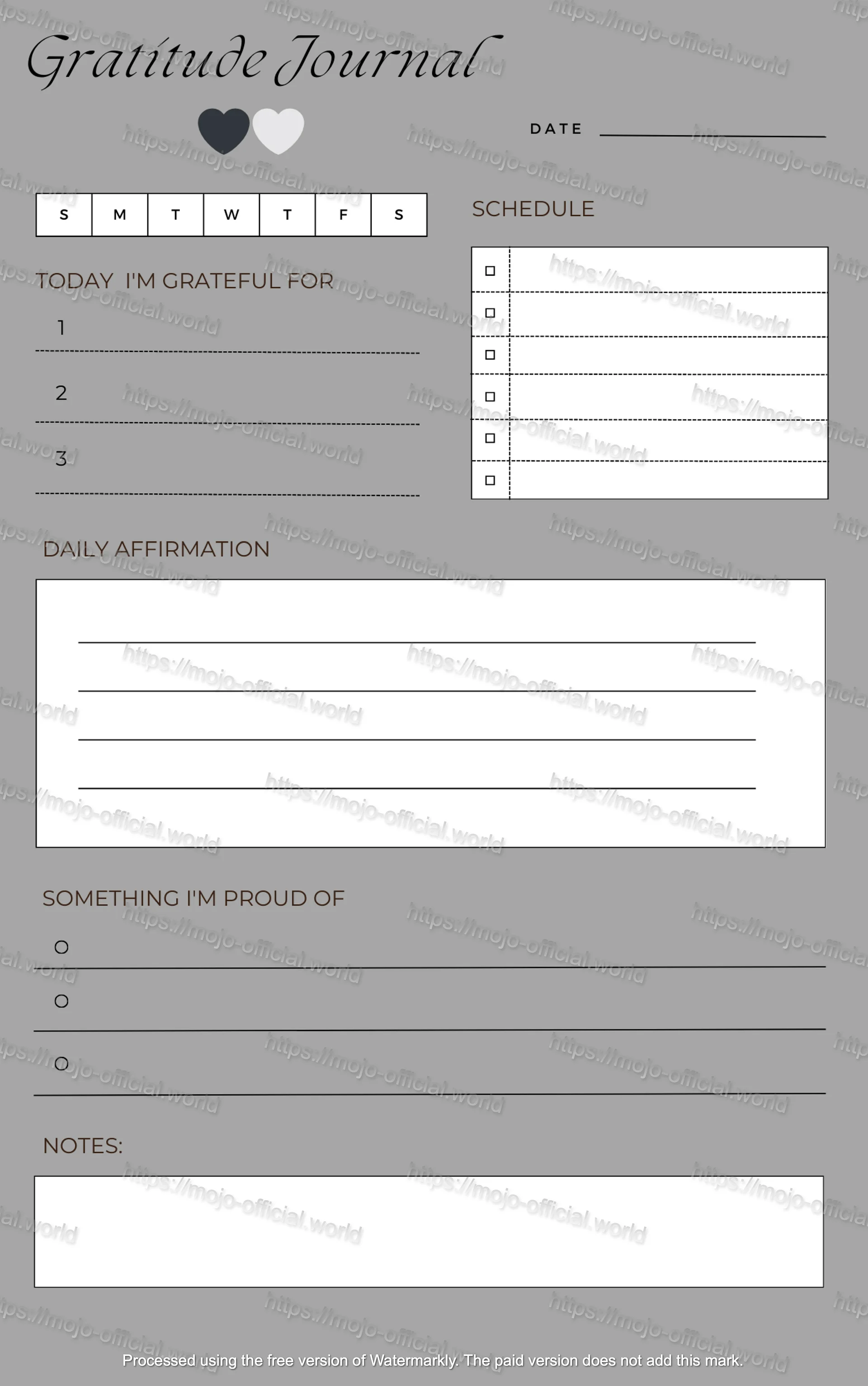 MOJOEnt804 - MOJO Gratitude Journal product image (2)