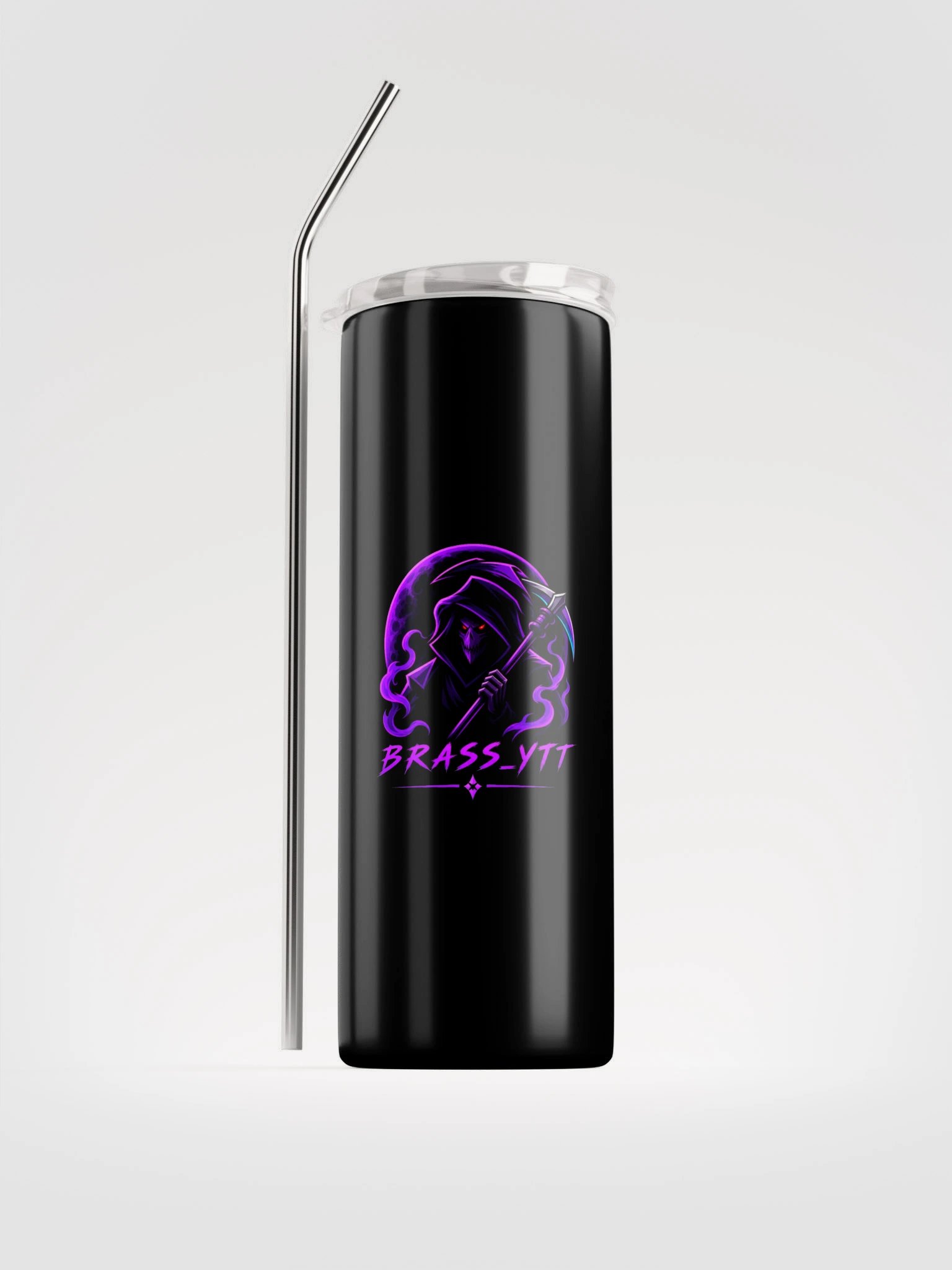 BRASS_YTT Stainless Steel Tumbler with Straw | Motiv 2 product image (1)