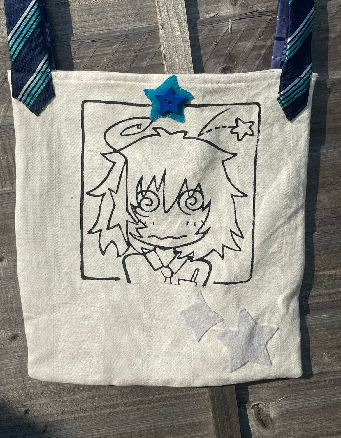 smidge print tie tote bags! product image (2)