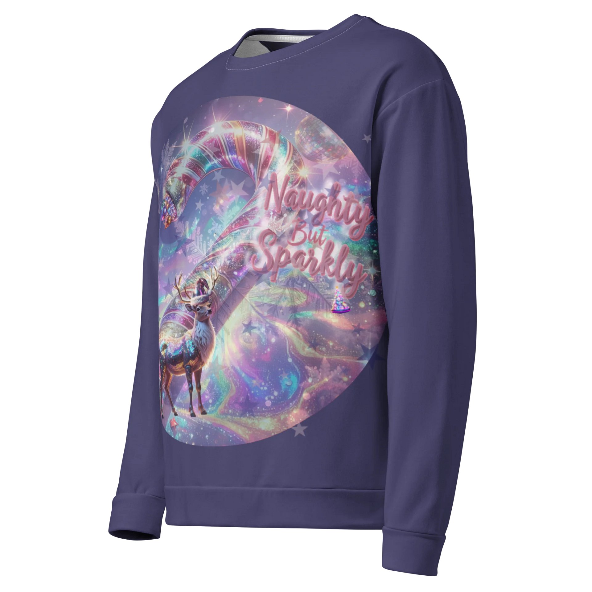 Naughty But Sparkly Christmas Sweatshirt product image (3)