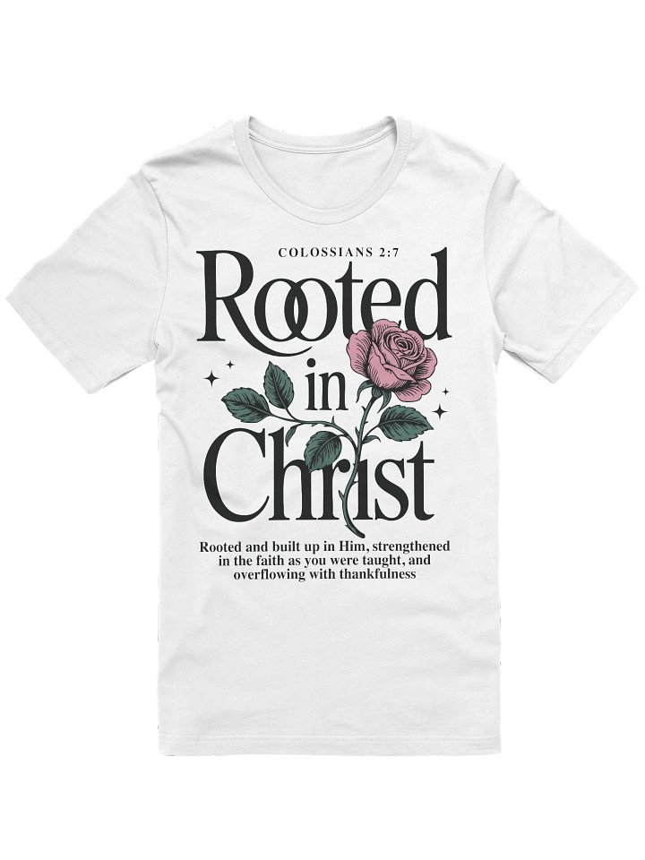 Rooted In Christ Women's Tee ( White) product image (1)