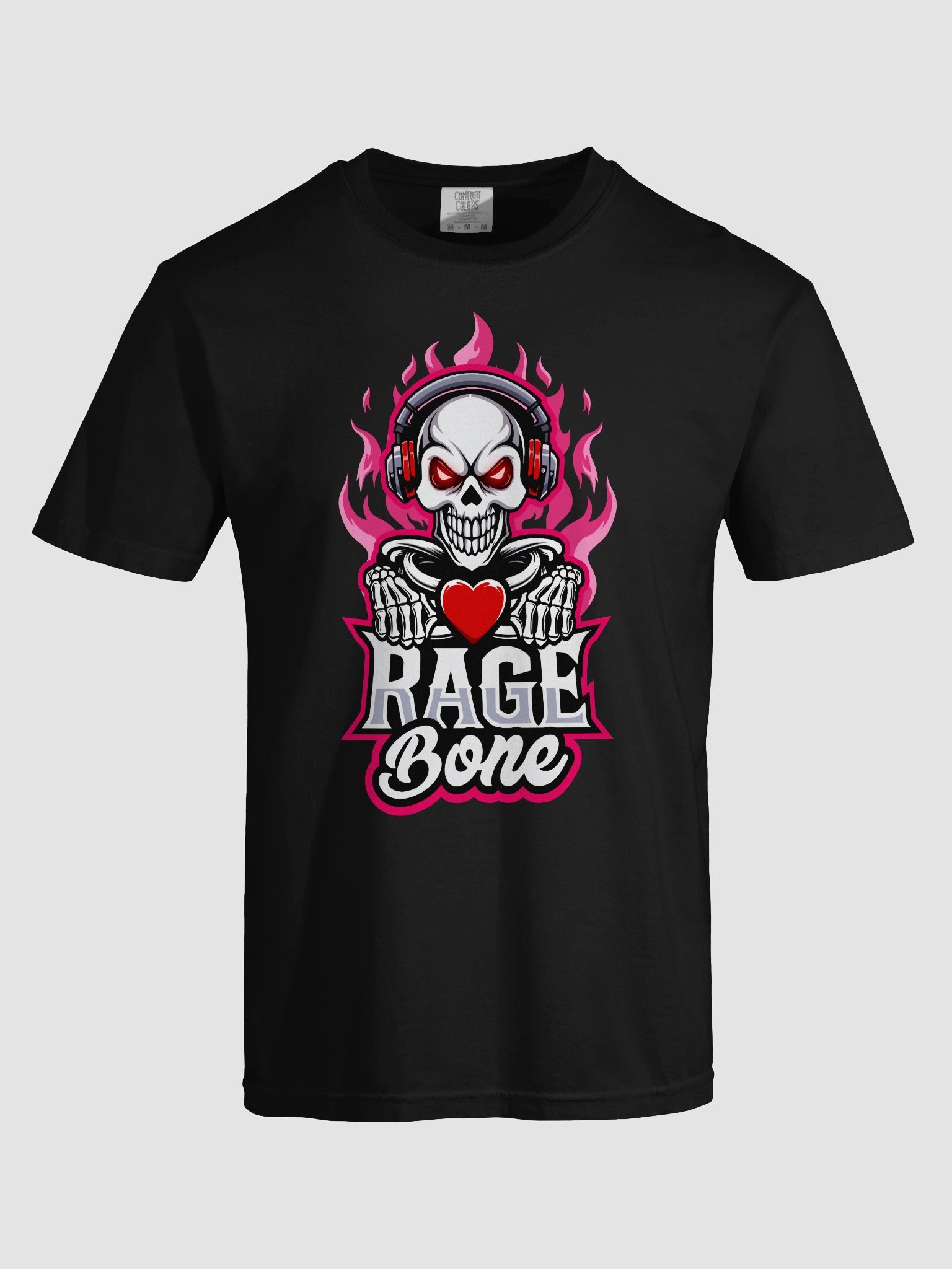 RAGE Bone Stylized Skull T-Shirt product image (93)
