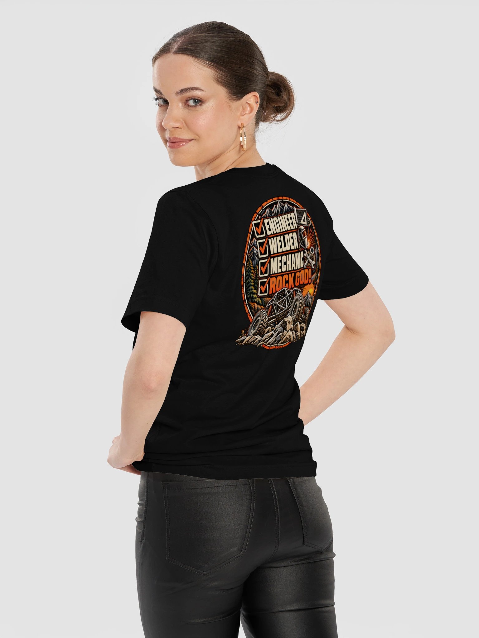 Rock God Badge T-shirt product image (4)