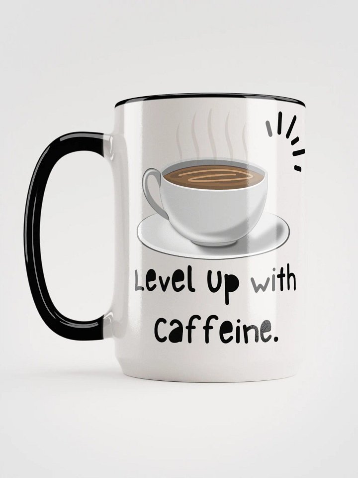 Level up with caffeine Mug product image (2)