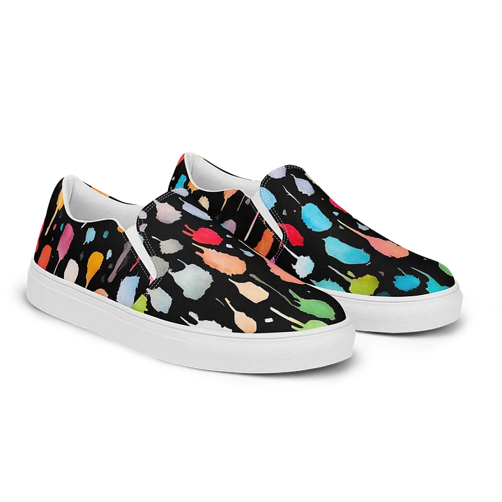 Art by Edward Martin Women's Slip-On Canvas Shoes product image (2)