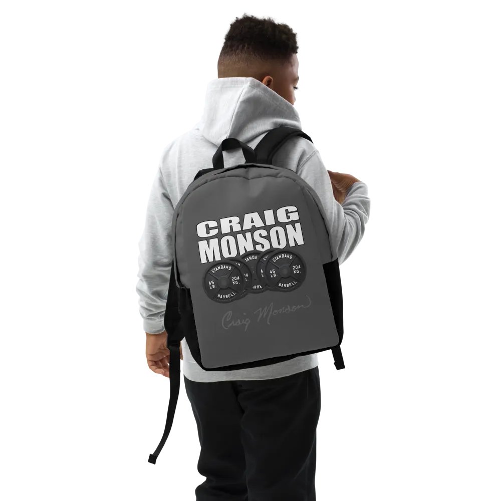Craig Monson Barbell Signature Series Backpack (Gray) product image (8)