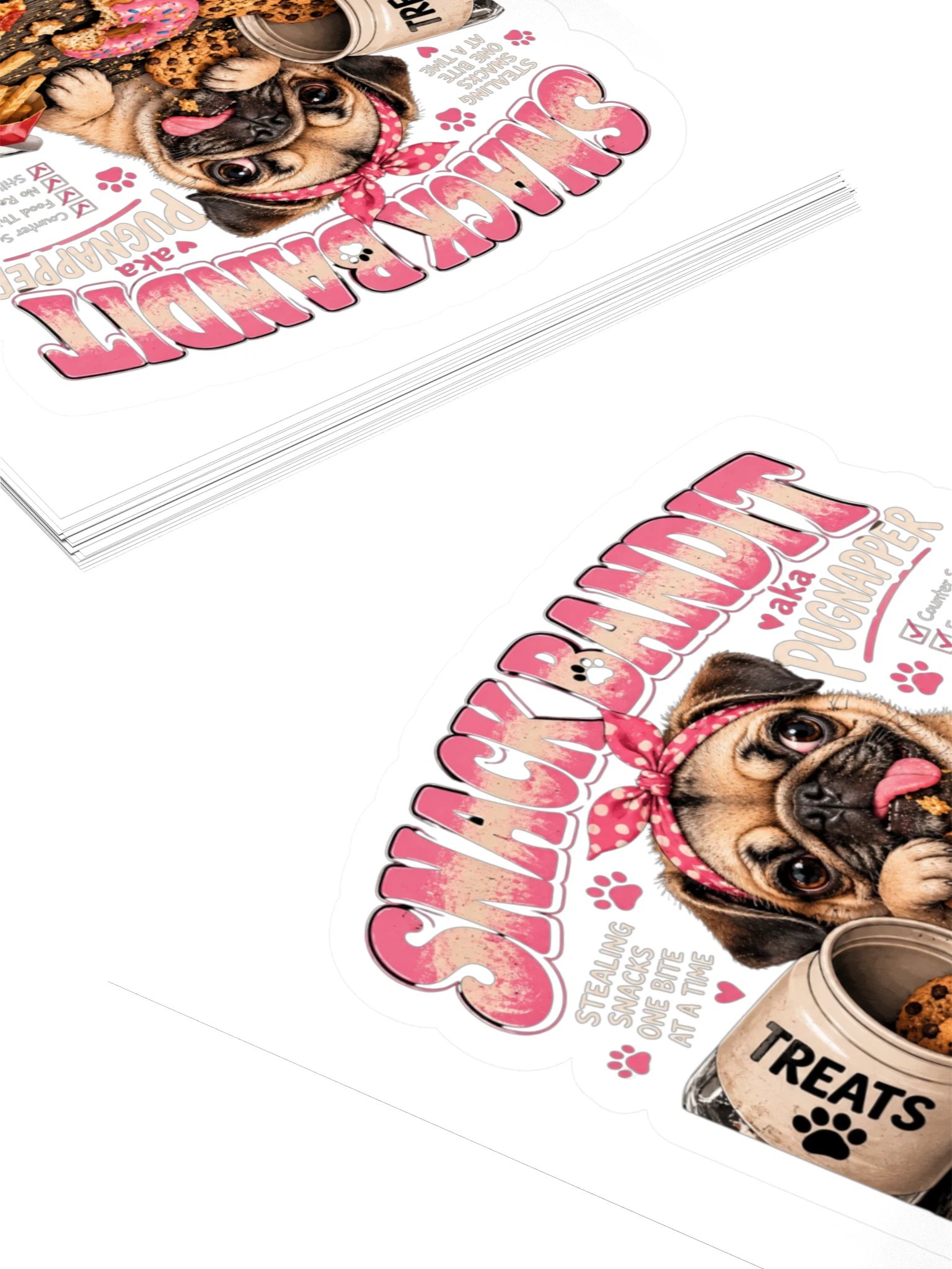 Snack Bandit Kiss-Cut Sticker product image (4)