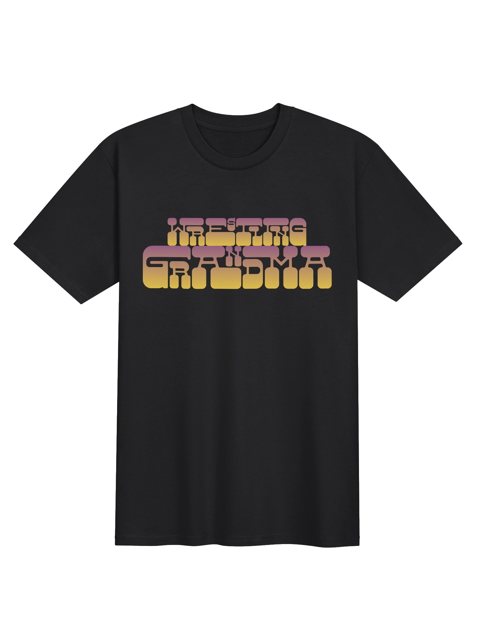 Retro Games Bubble "Wrestling Grandma" Text Tee product image (9)