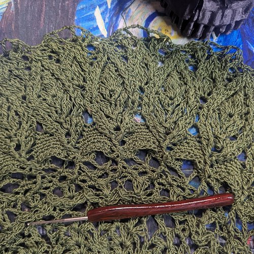 This doily has been an experience and I'm still not completed! It has been a challenge not only with the pattern, but also th...